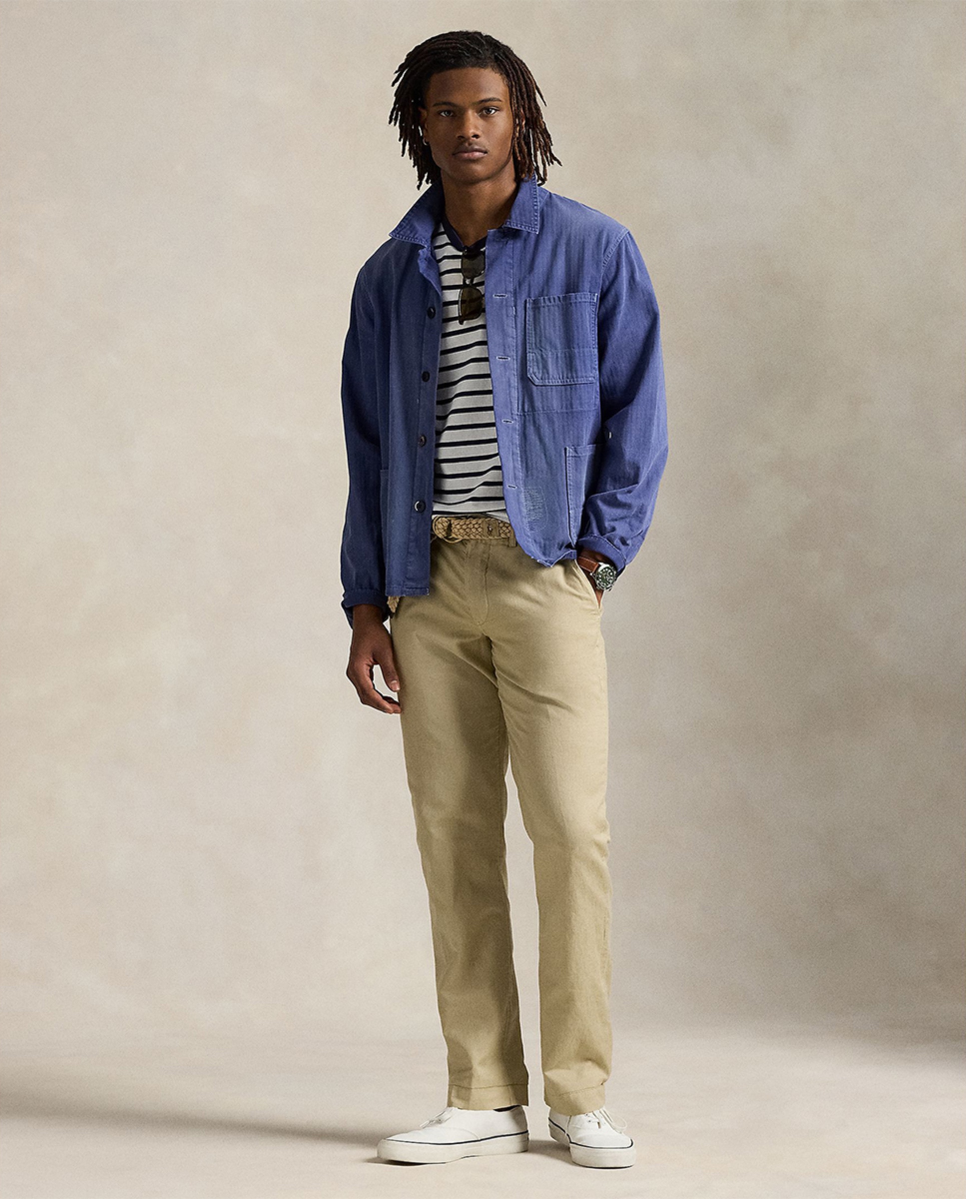 Imagem 0 de Calças Regular Fit de Linho