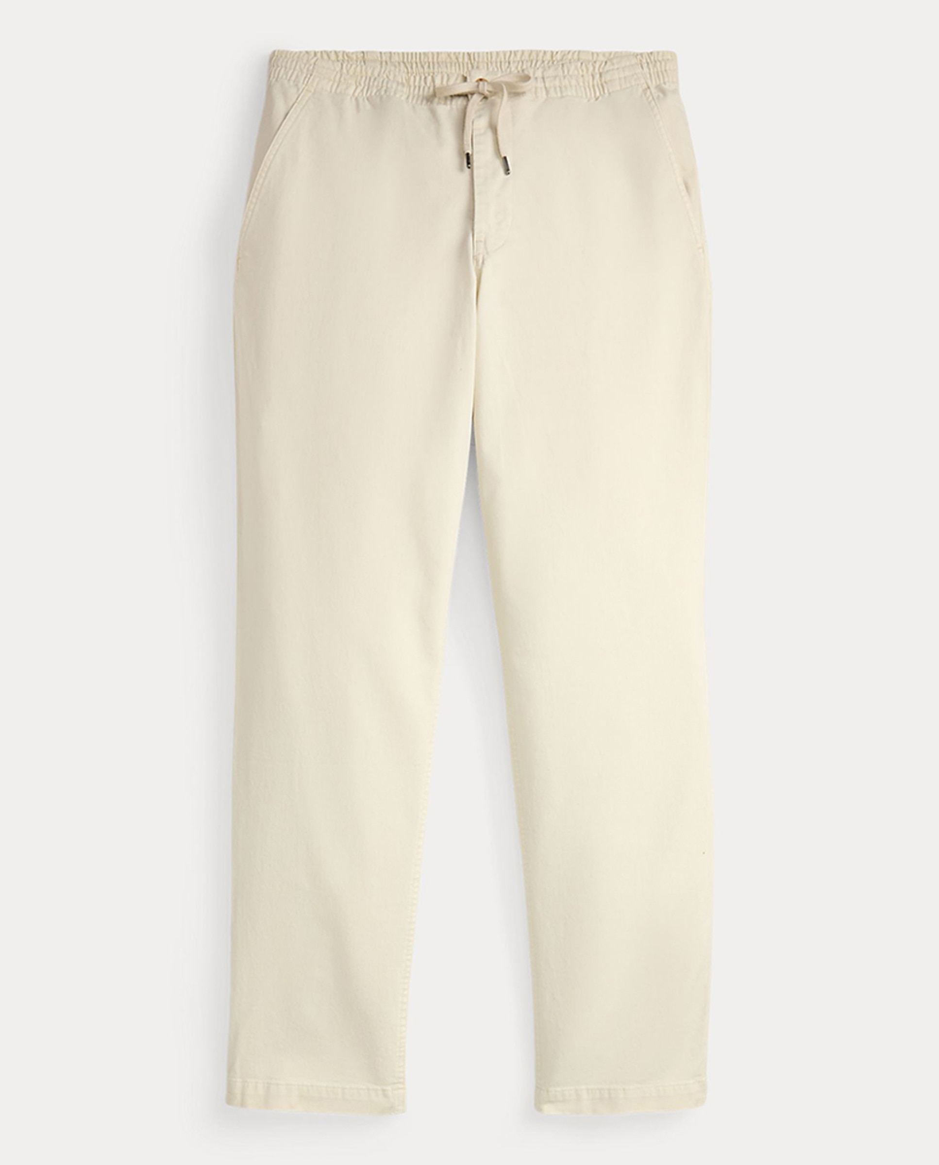 Calças Chino de Algodão Elástico Classic Fit Creme-6