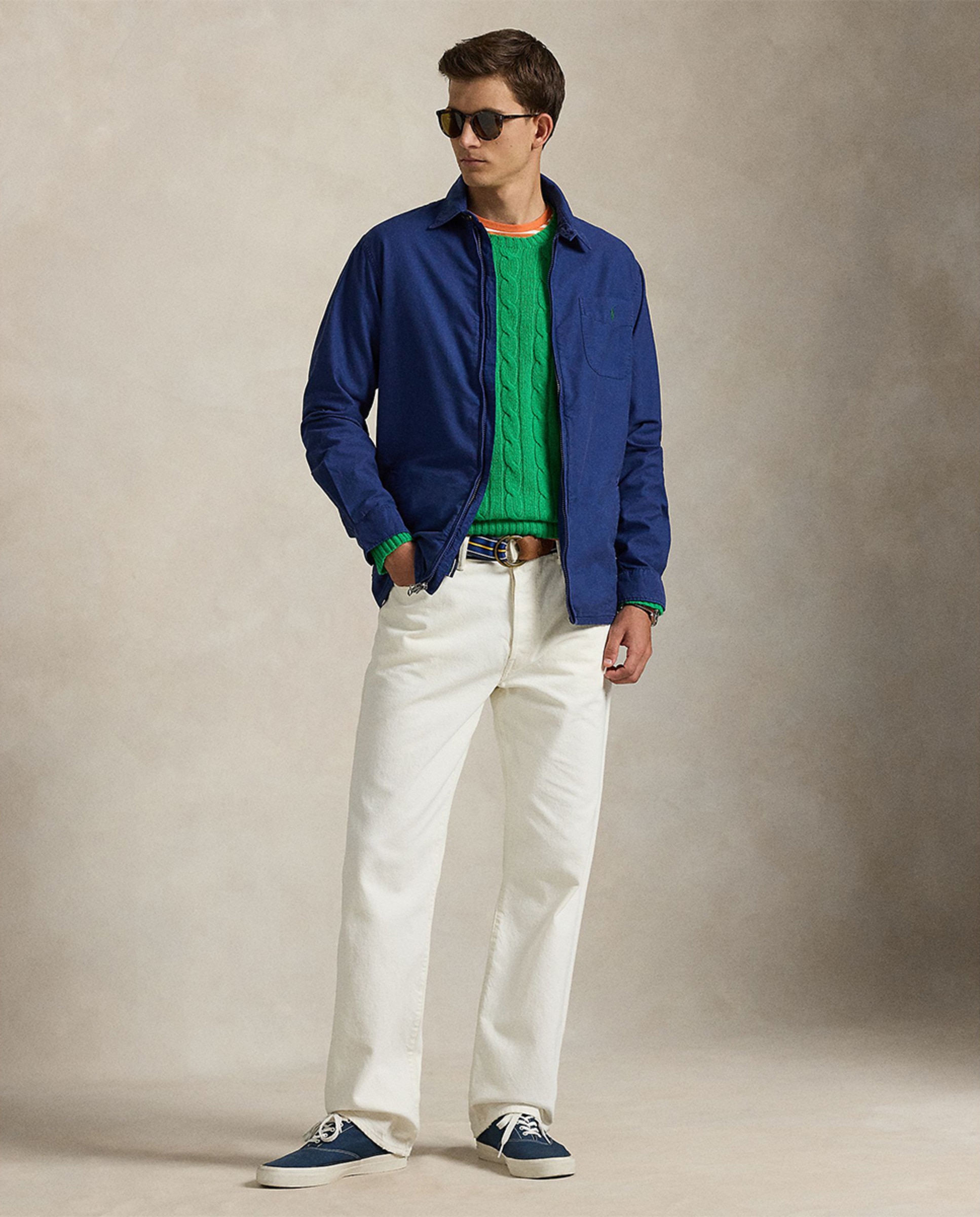 Sobrecamisa Oxford Tingida Azul-elétrico-6
