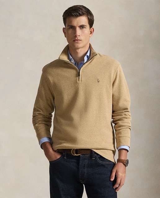 Imagem 0 de Camisola de Malha Estate-Rib com Fecho de Correr Curto