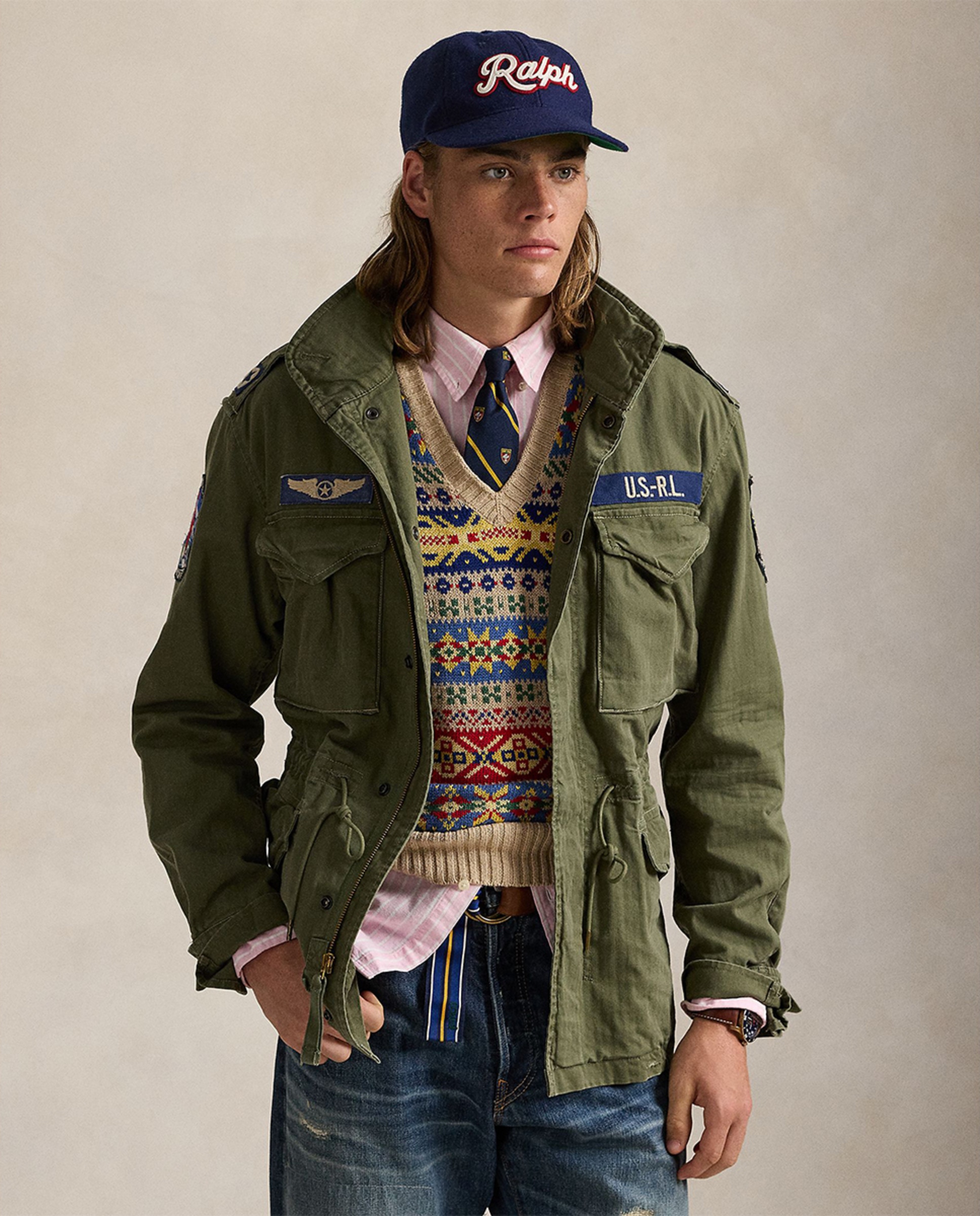 Imagem 0 de Parka de Algodão com Remendos