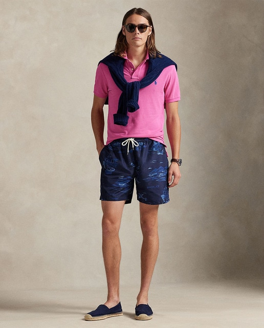 Imagem 0 de Calções de Banho Estampados com Polo Bear