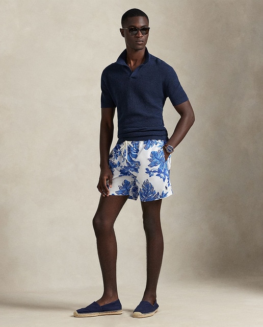 Imagem 0 de Calções de Banho com Estampado Traveler - 14,5 cm