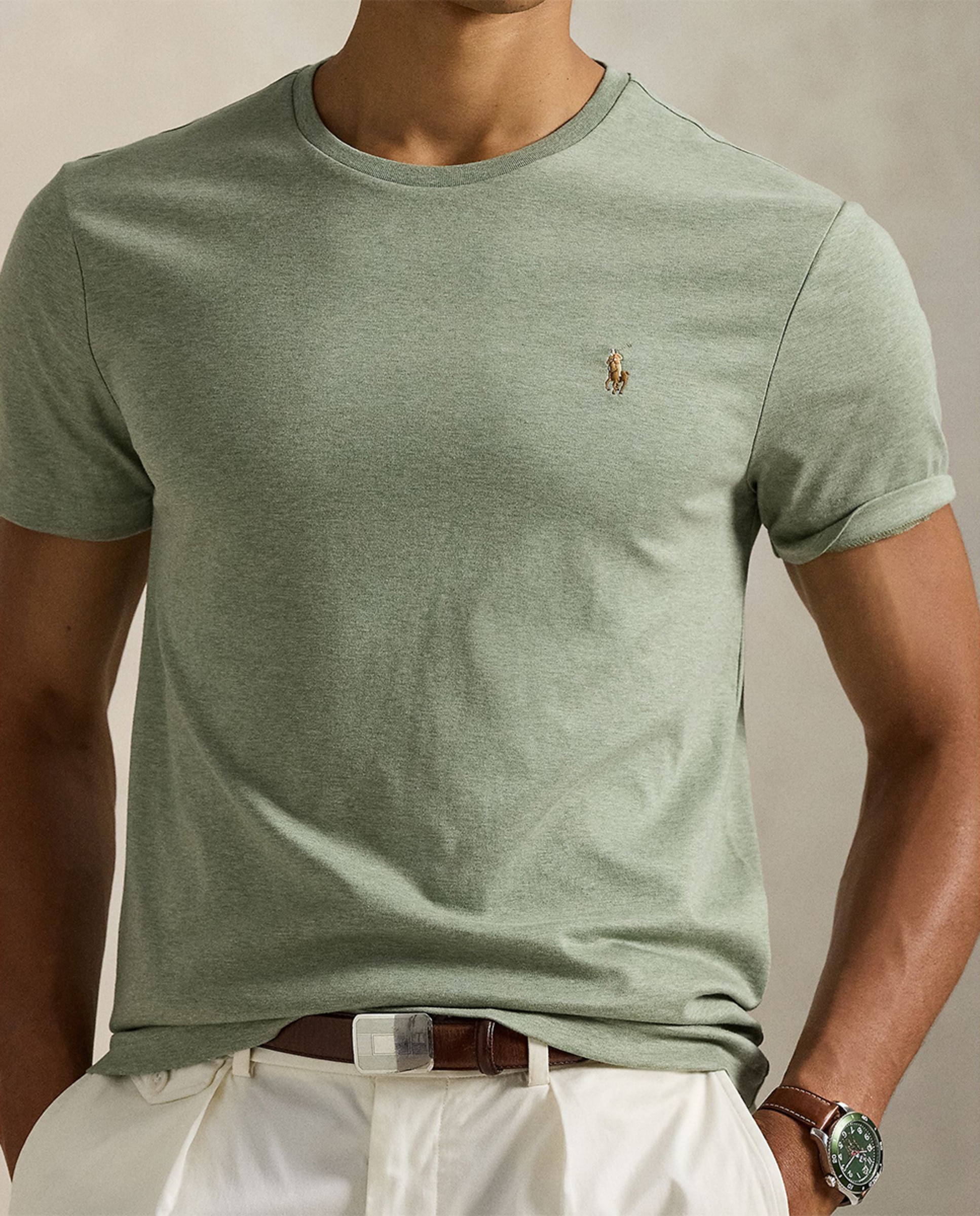 T-shirt de Algodão Pima BCI Verde Brisa-3