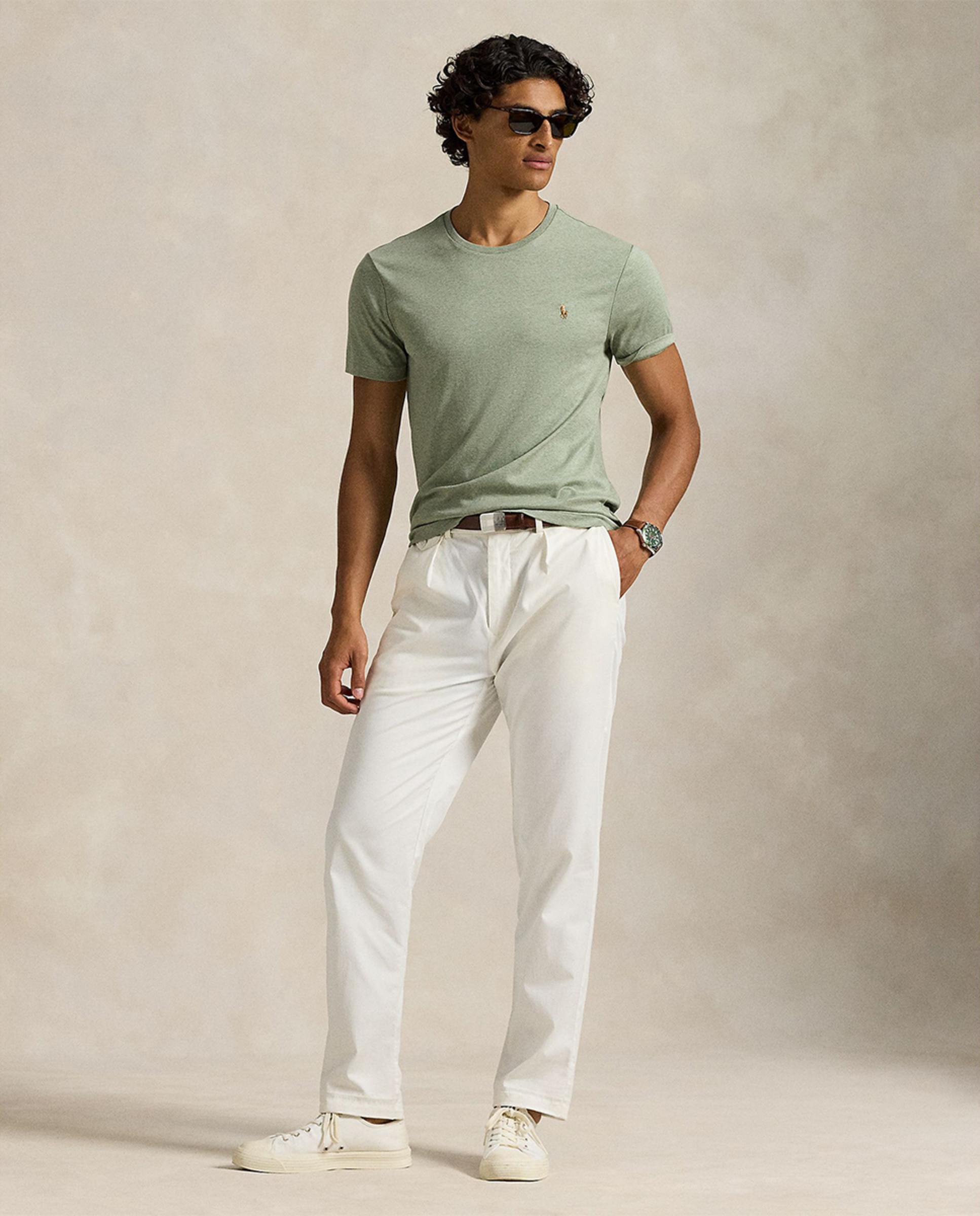 T-shirt de Algodão Pima BCI Verde Brisa-5