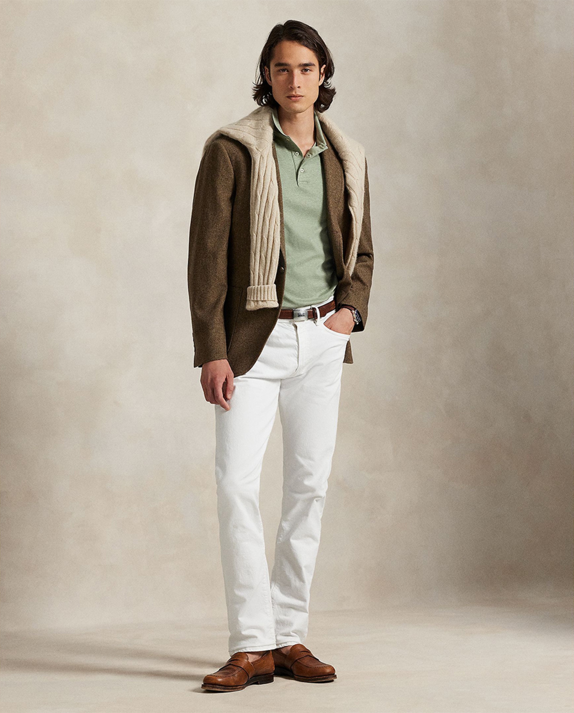 Polo de Algodão Interlock Regular Fit Verde Brisa-5