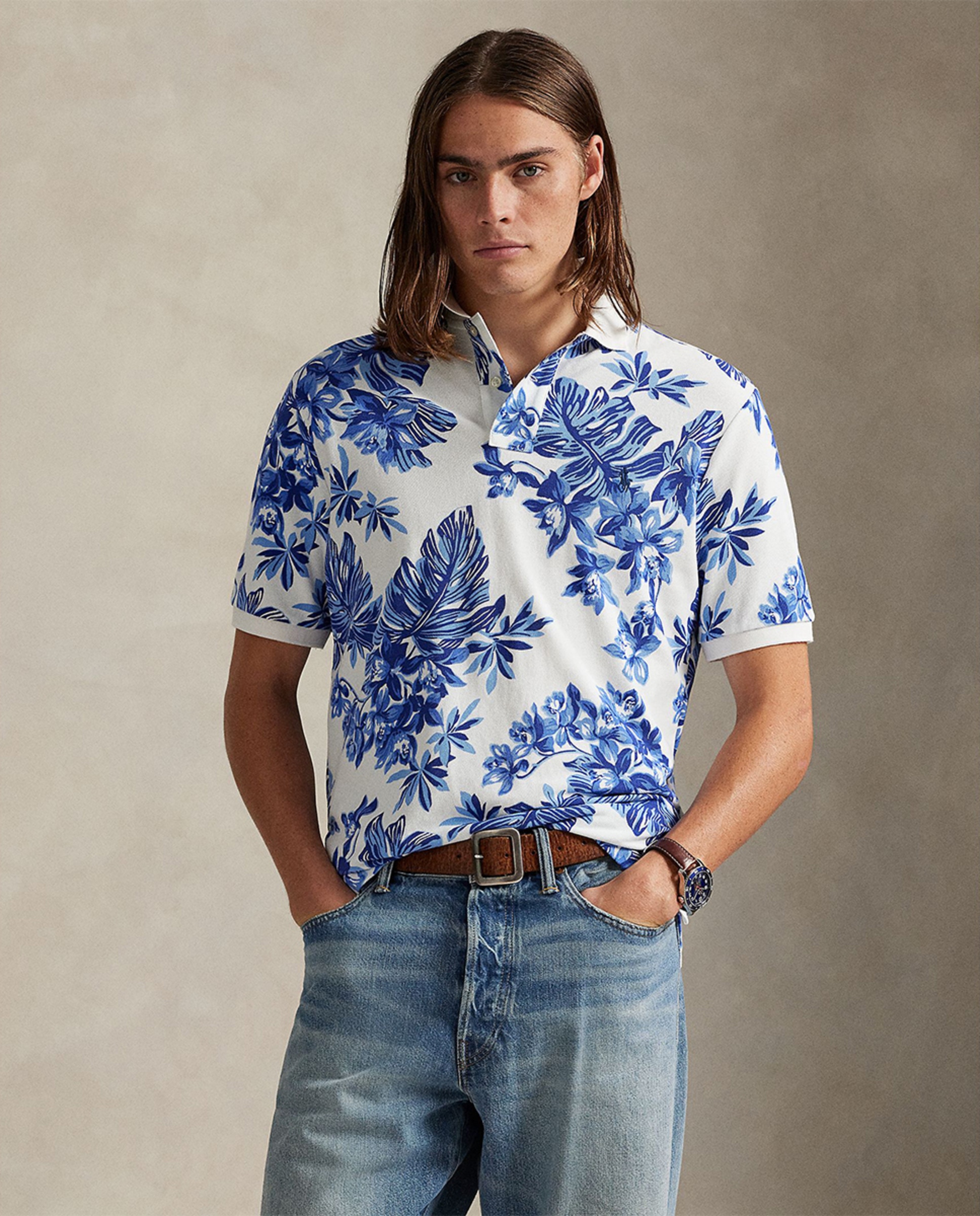 Imagem 0 de Polo de Piqué Tropical Custom Slim Fit