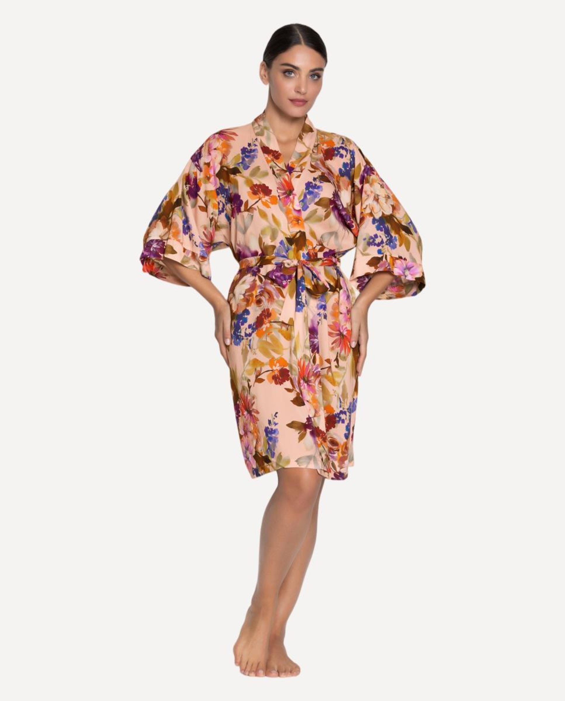 Imagem 0 de Robe com Cinto e Manga 3/4