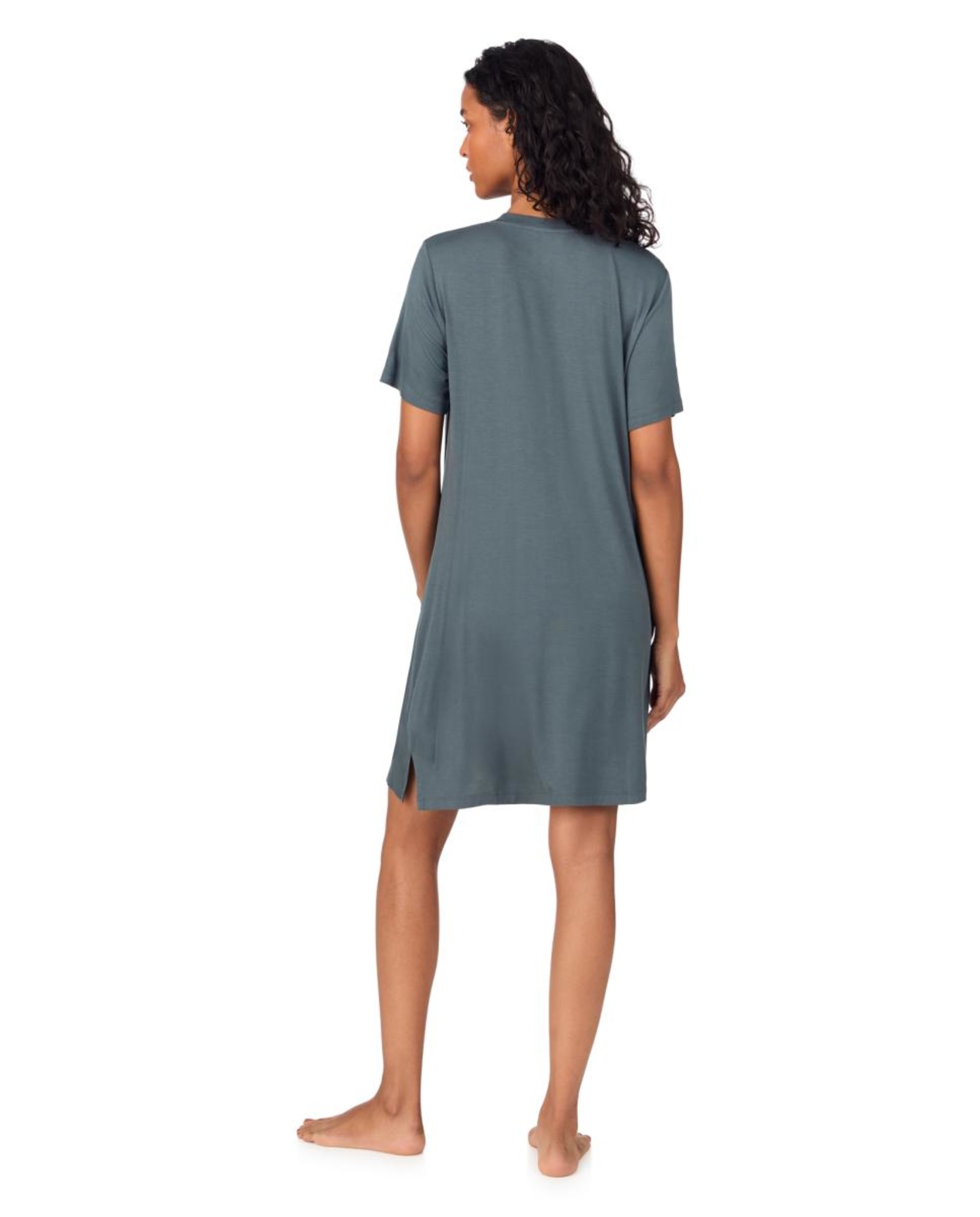 Camisa de Viscose Cinzento-escuro-2