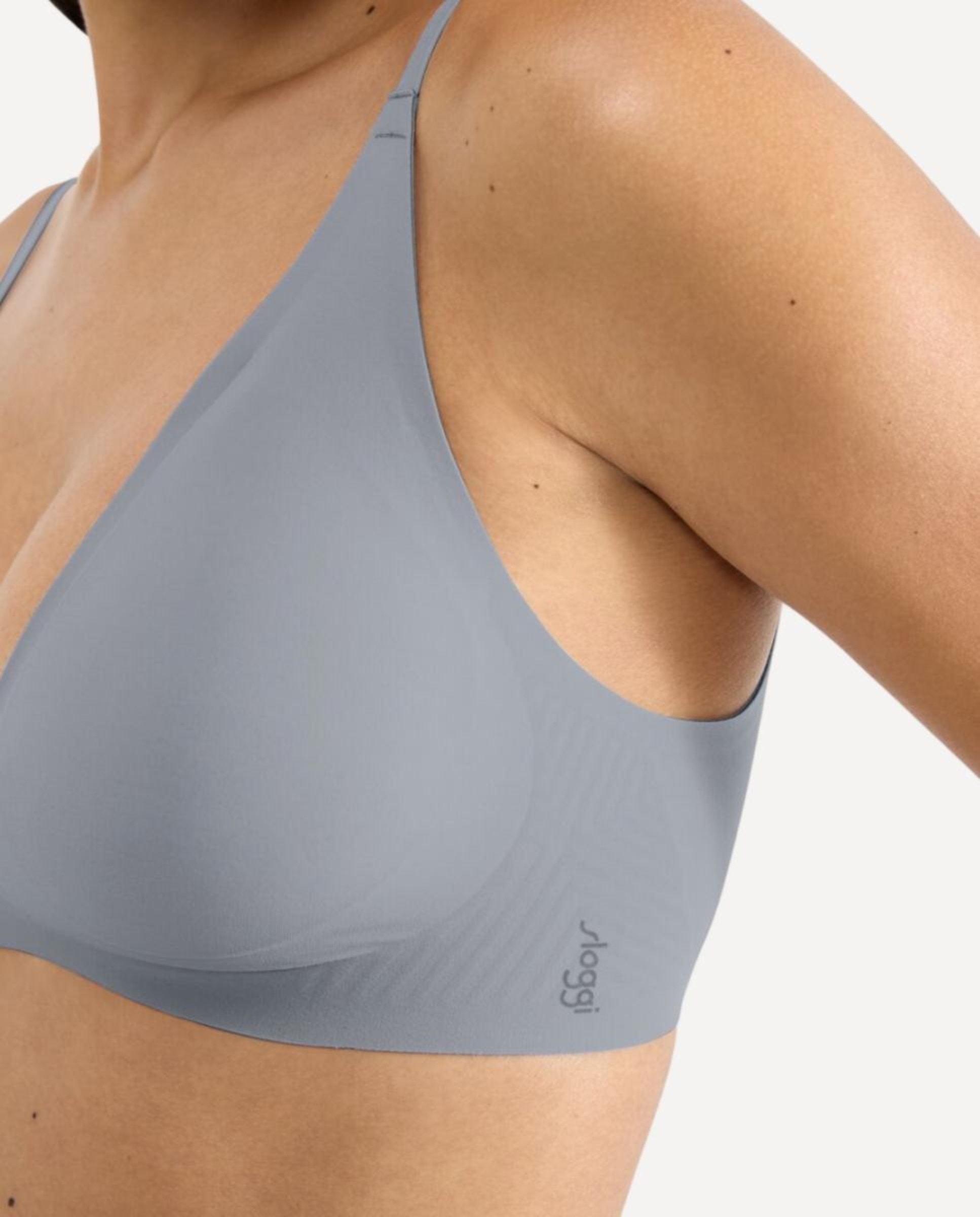 Soutien Push-Up com Almofadas Cinzento-claro-3