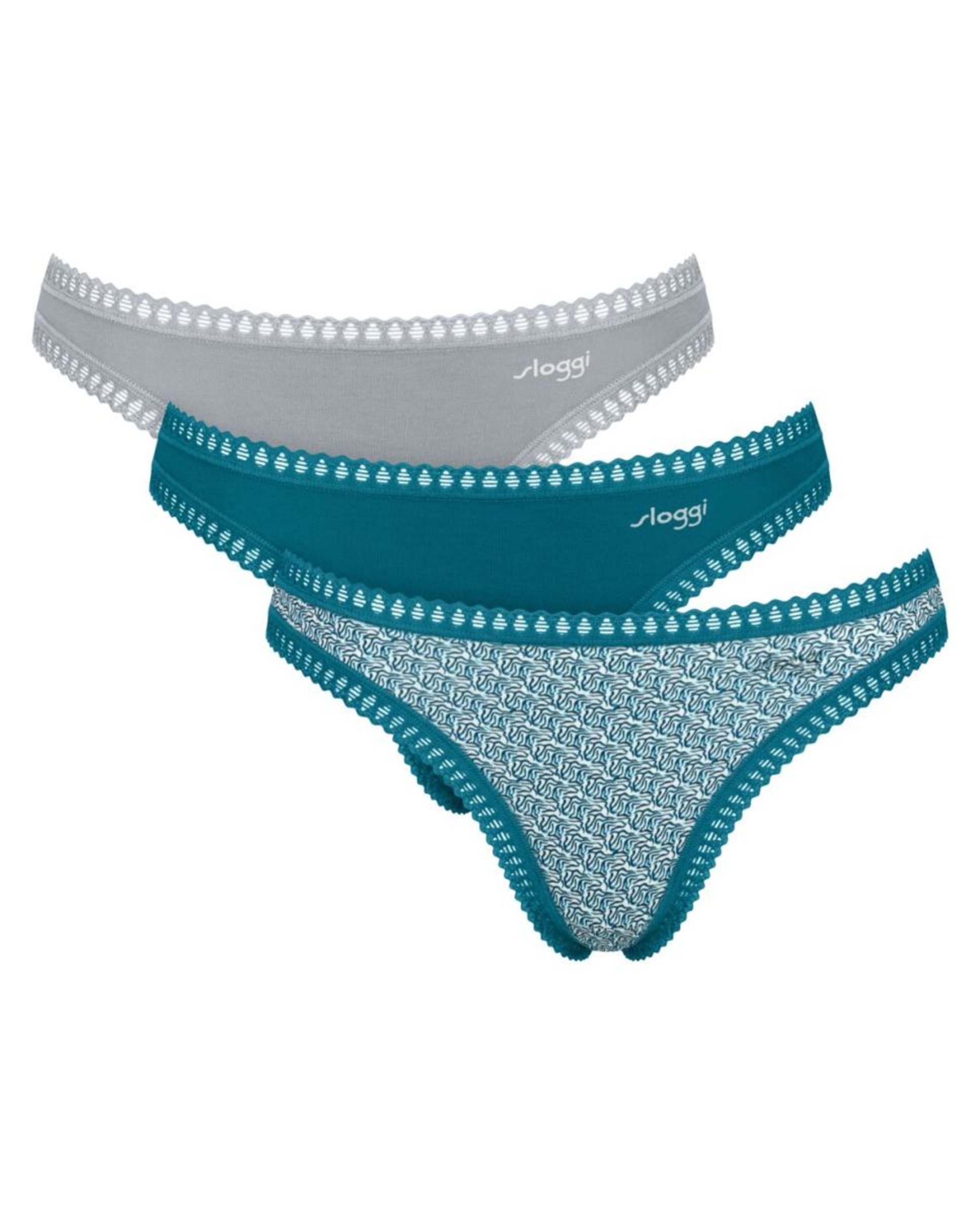 Pack de Cueca Tipo Tanga Verde-escuro-4