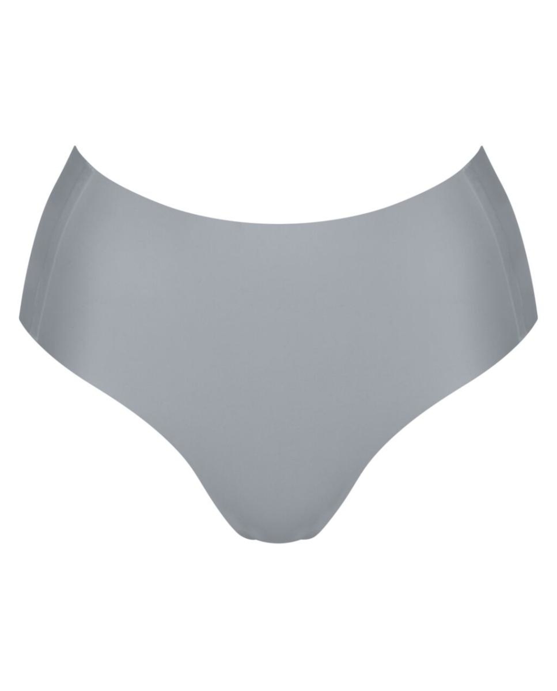 Cueca com Cintura Subida Cinzento-claro-4