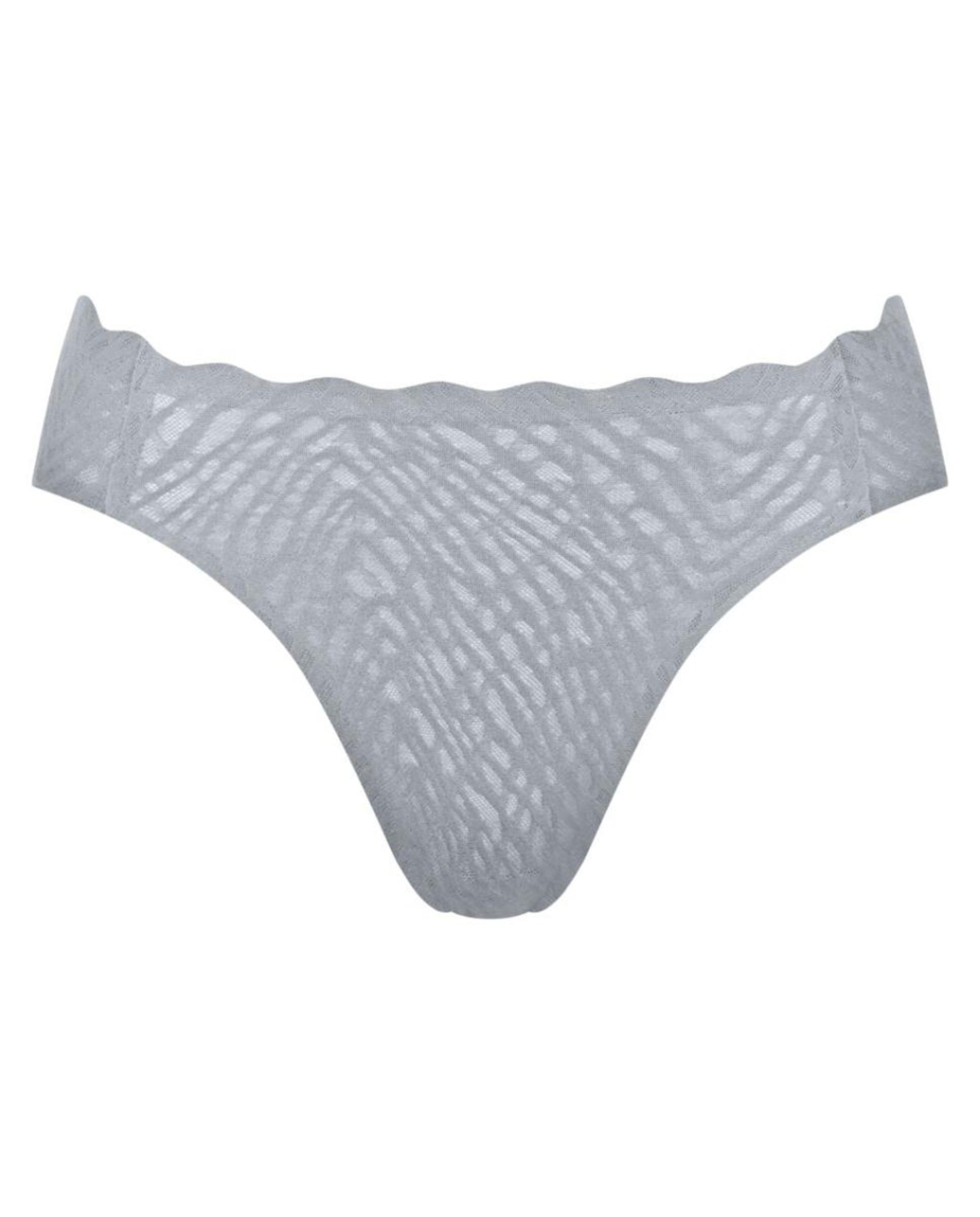 Cueca de Perna Alta Cinzento-claro-4