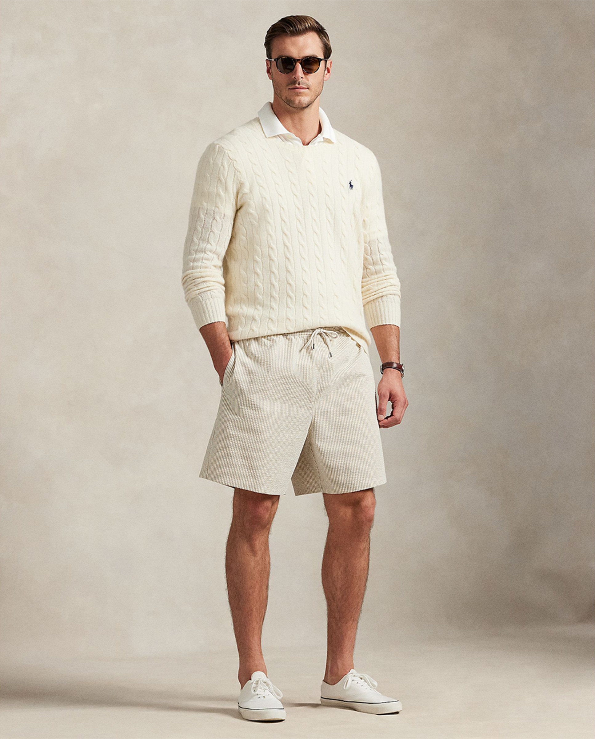 Imagem 0 de Calções de Banho de Seersucker Elástica de Secagem Rápida Tamanhos Grandes