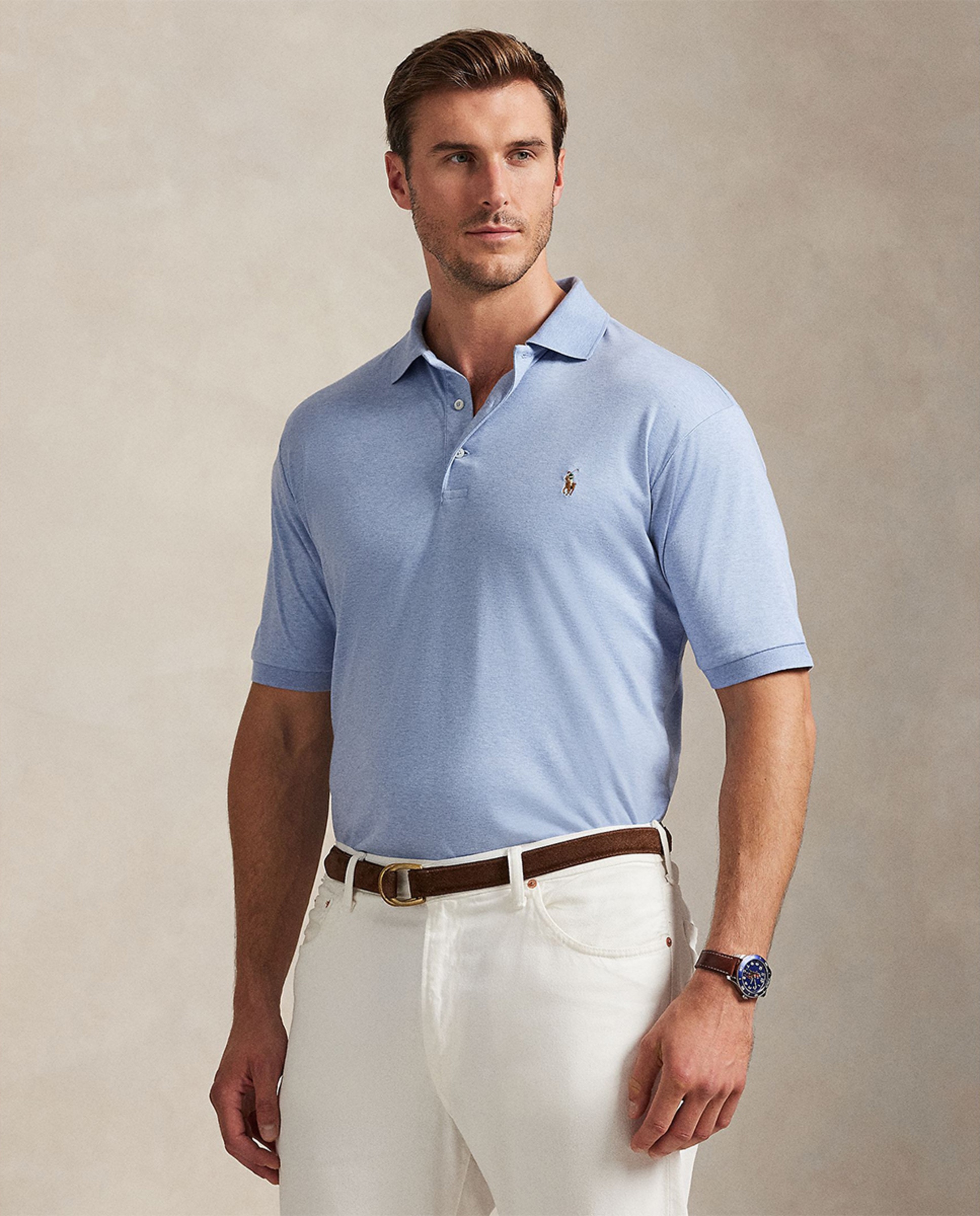 Imagem 0 de Polo Classic Fit Tamanhos Grandes em Algodão Pima