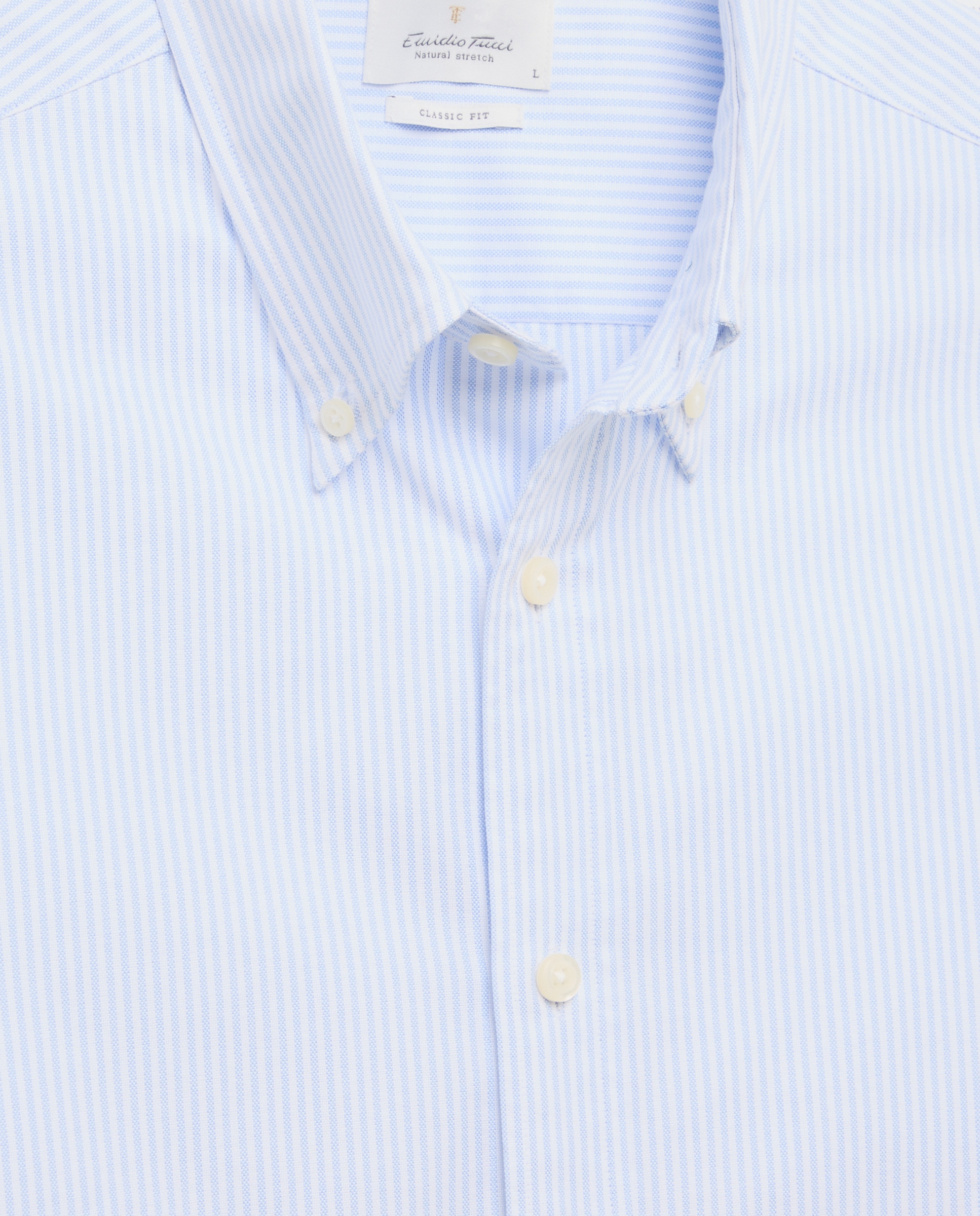 Camisa Casual Oxford Classic Fit Celeste-5