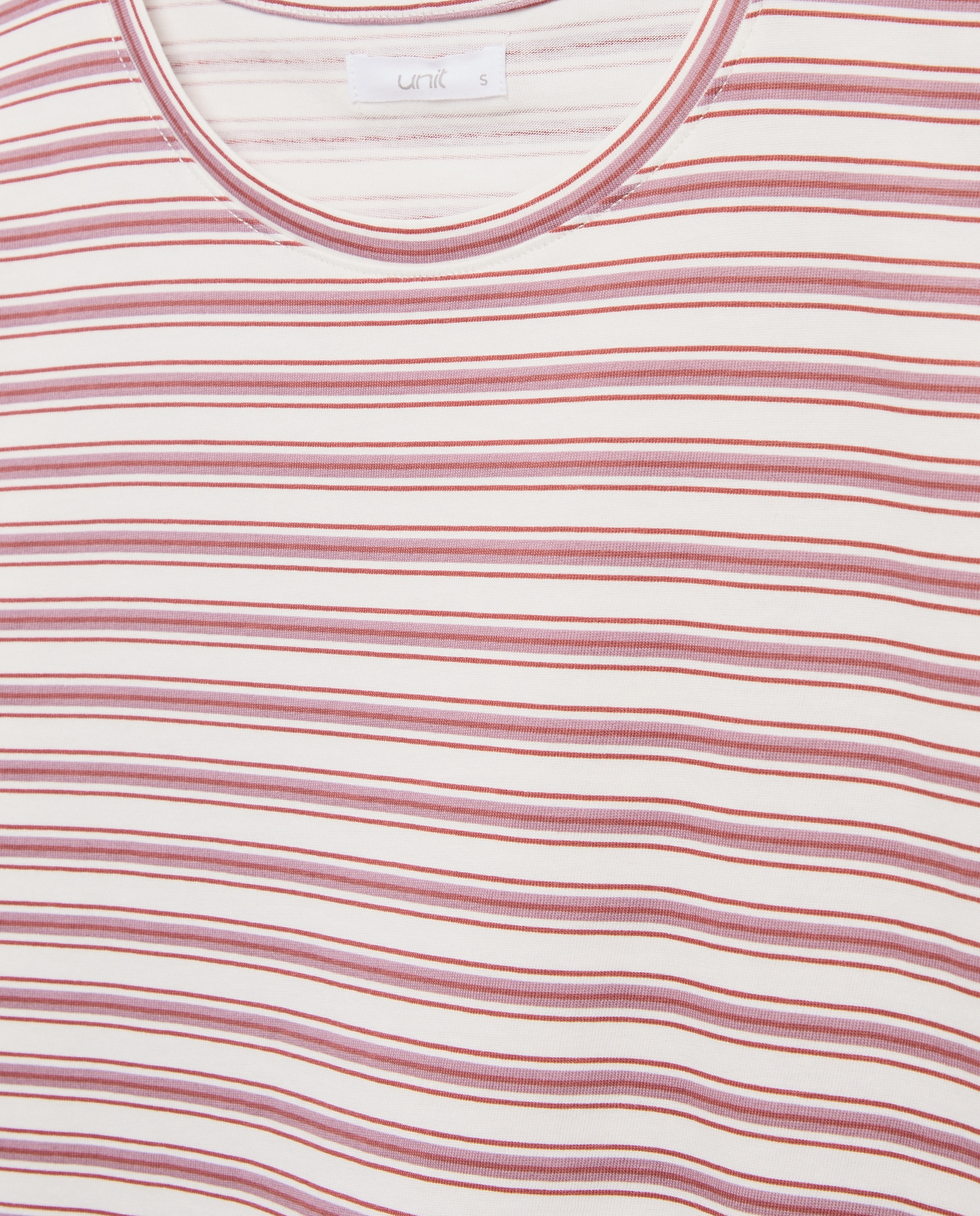 Camiseta estampada de mujer cuello caja Blanco-5