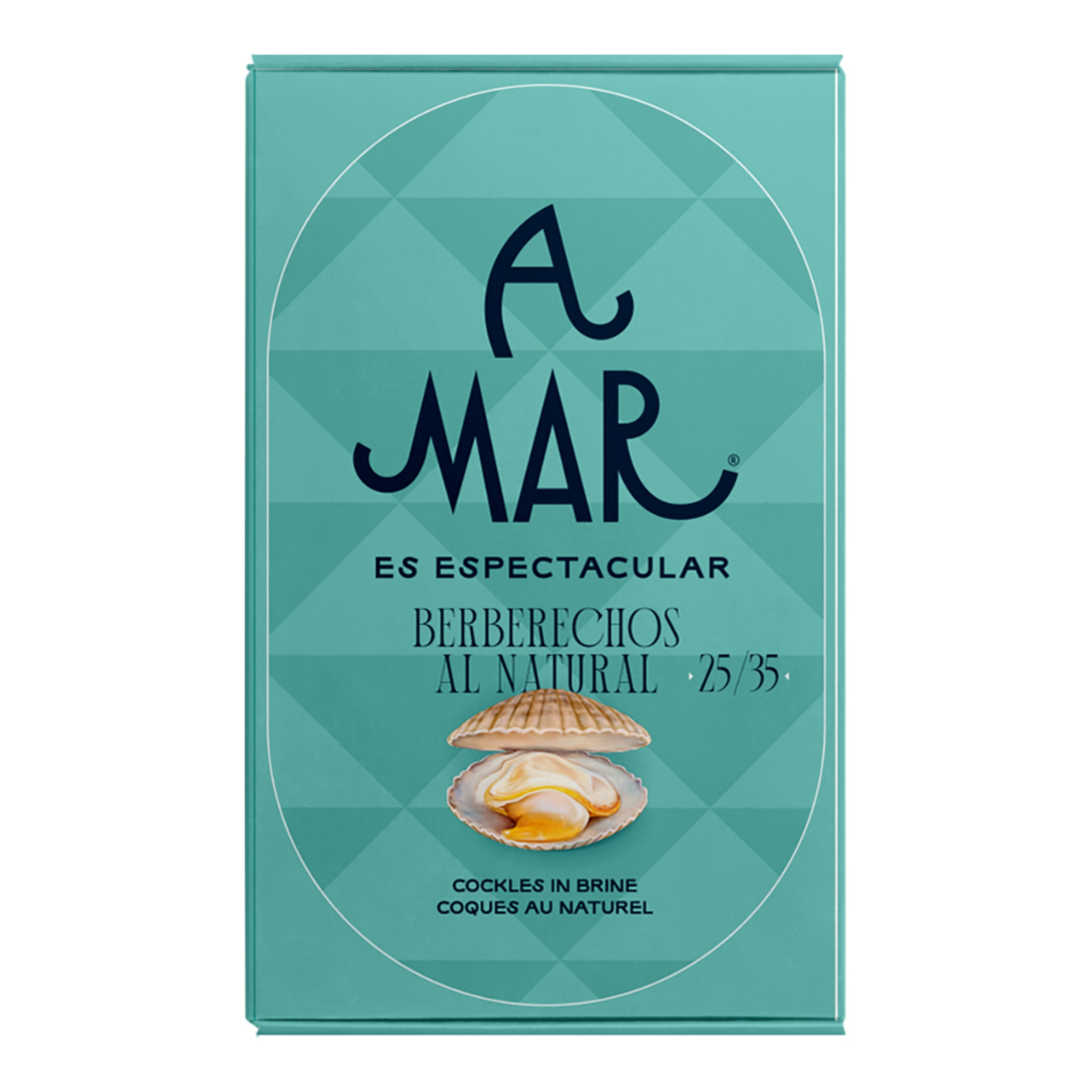 Imagen 0 de Berberechos al natural grandes 25/35 piezas A Mar Espectacular