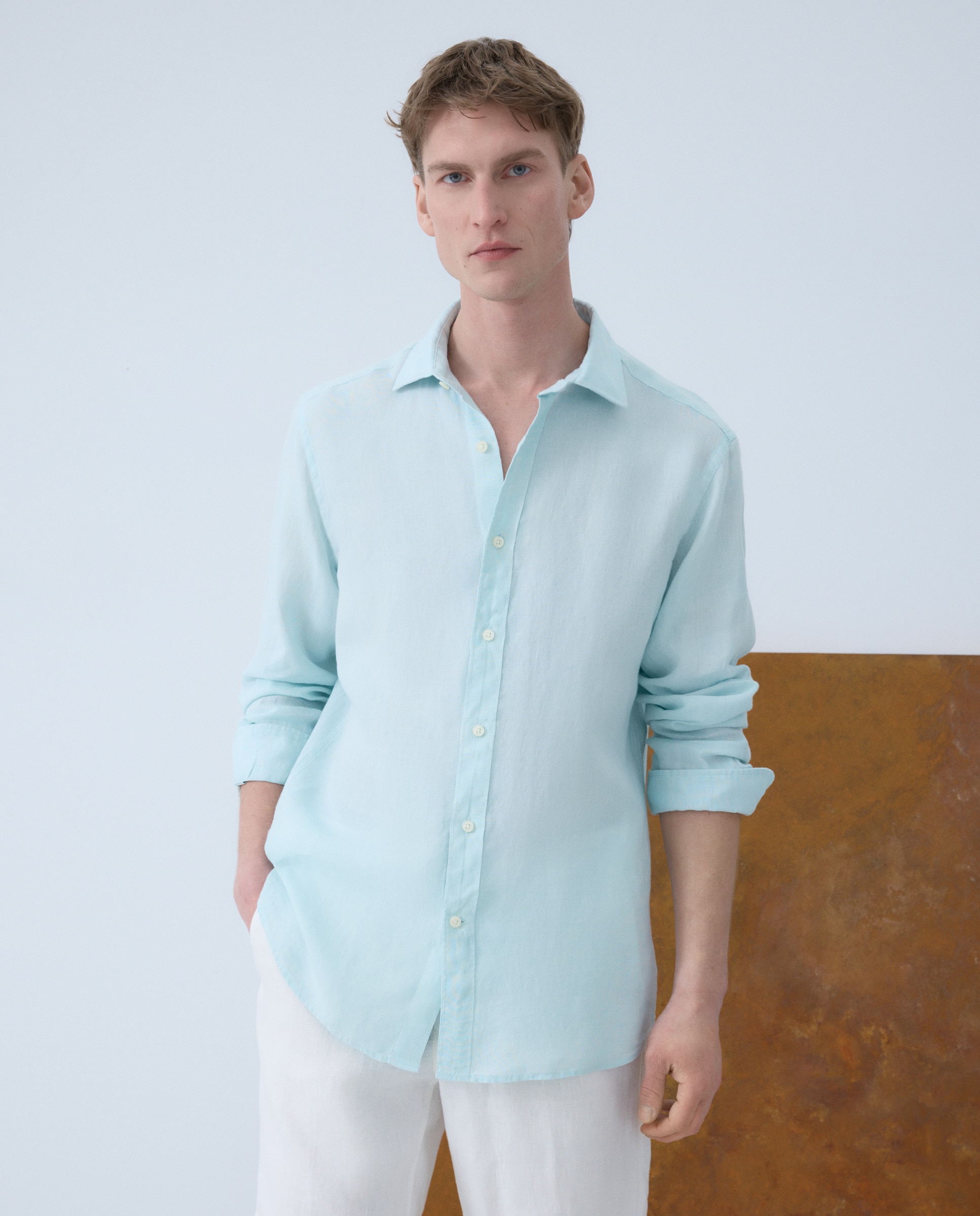 Imagem 0 de Camisa de Linho Lisa