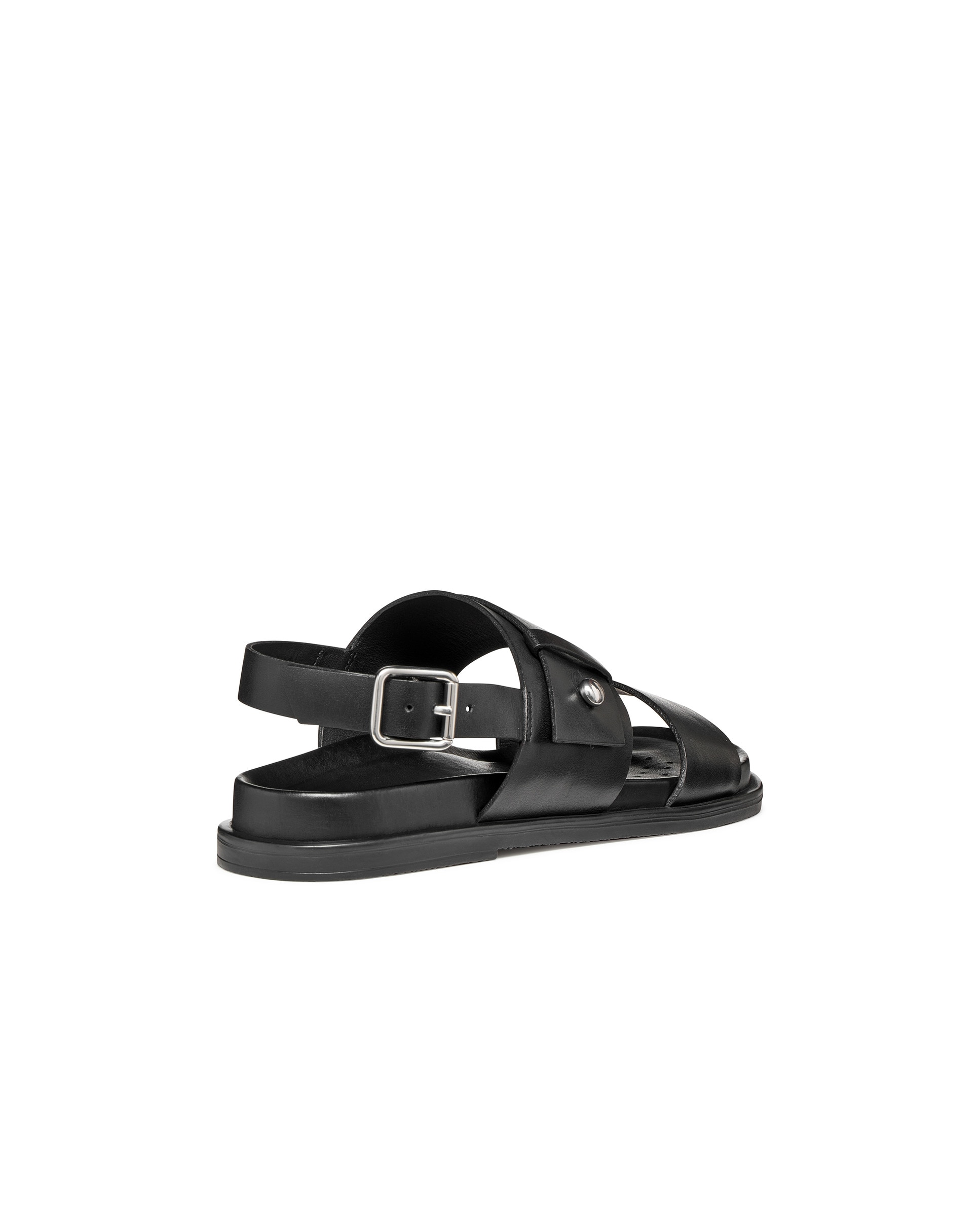 Sandália Plana Adelash Preto-4