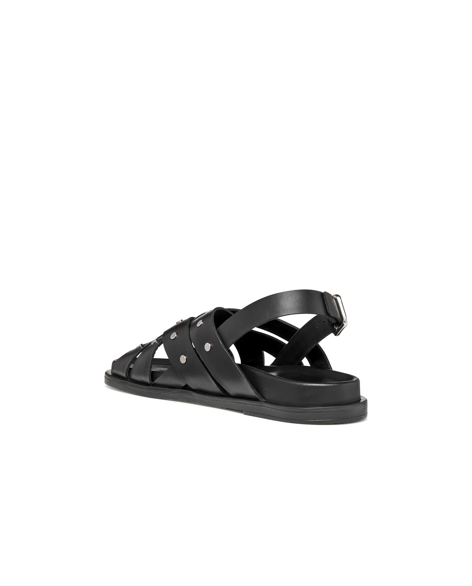 Sandália Plana Adelash Preto-6