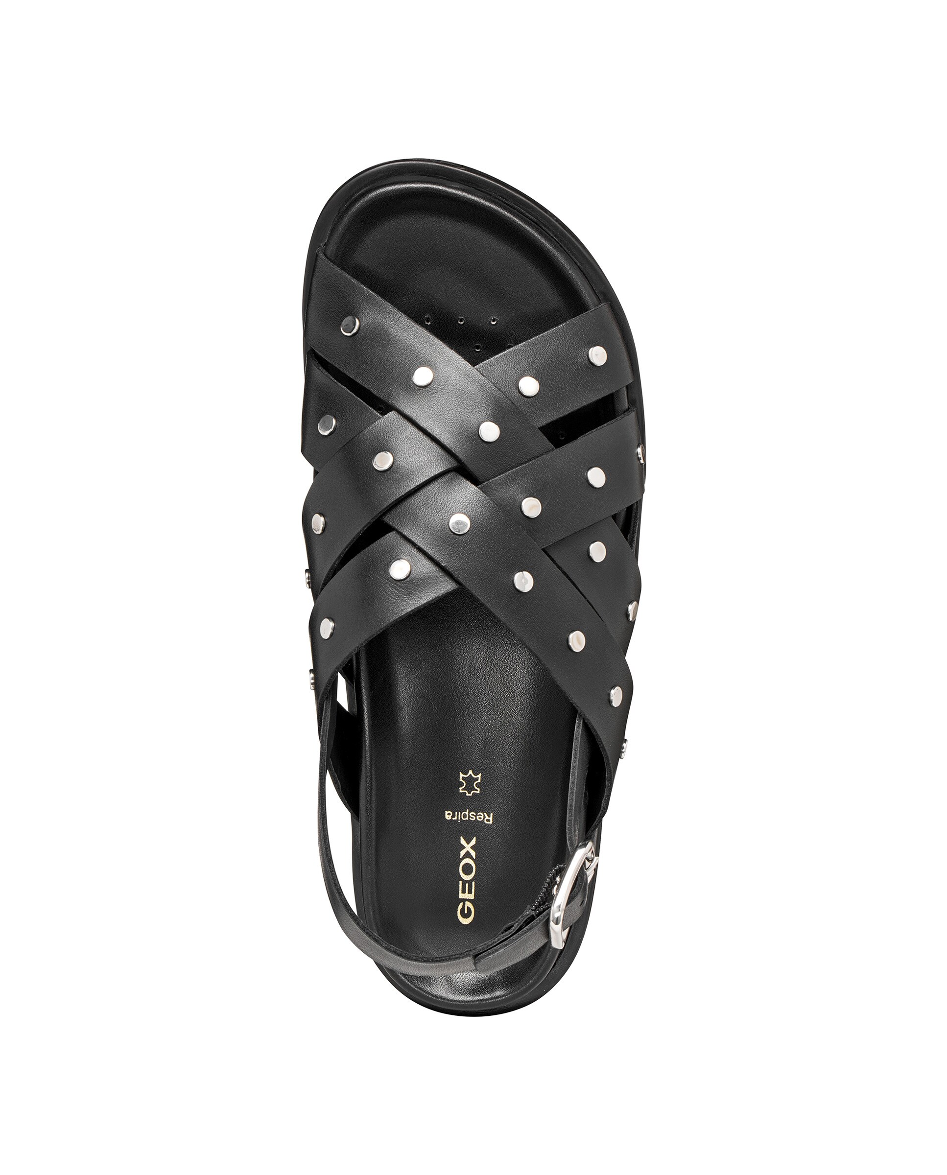 Sandália Plana Adelash Preto-3