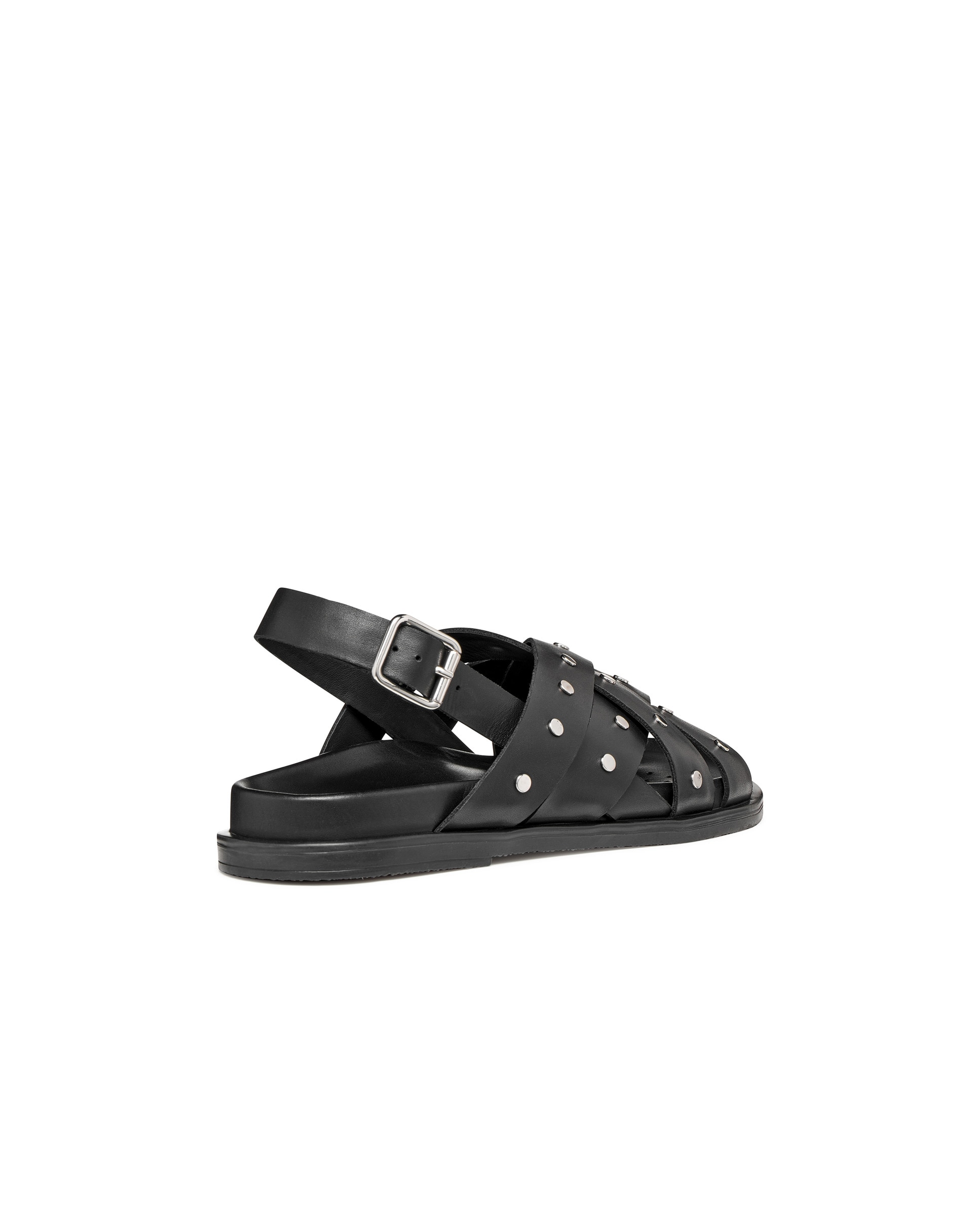 Sandália Plana Adelash Preto-2