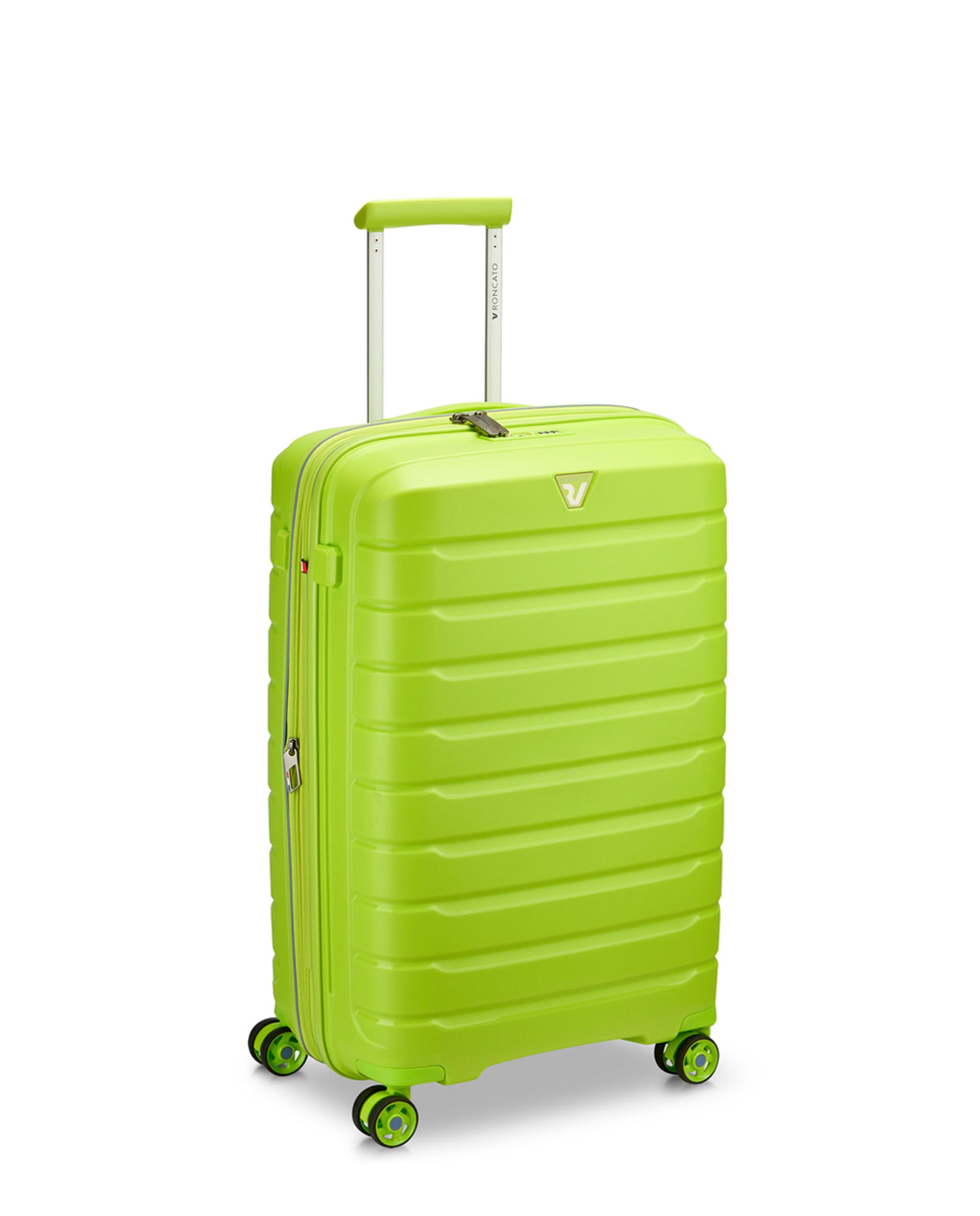 Trolley Médio B-Flying Rígido Expansível com Capacidade até 87 L Verde-claro-11