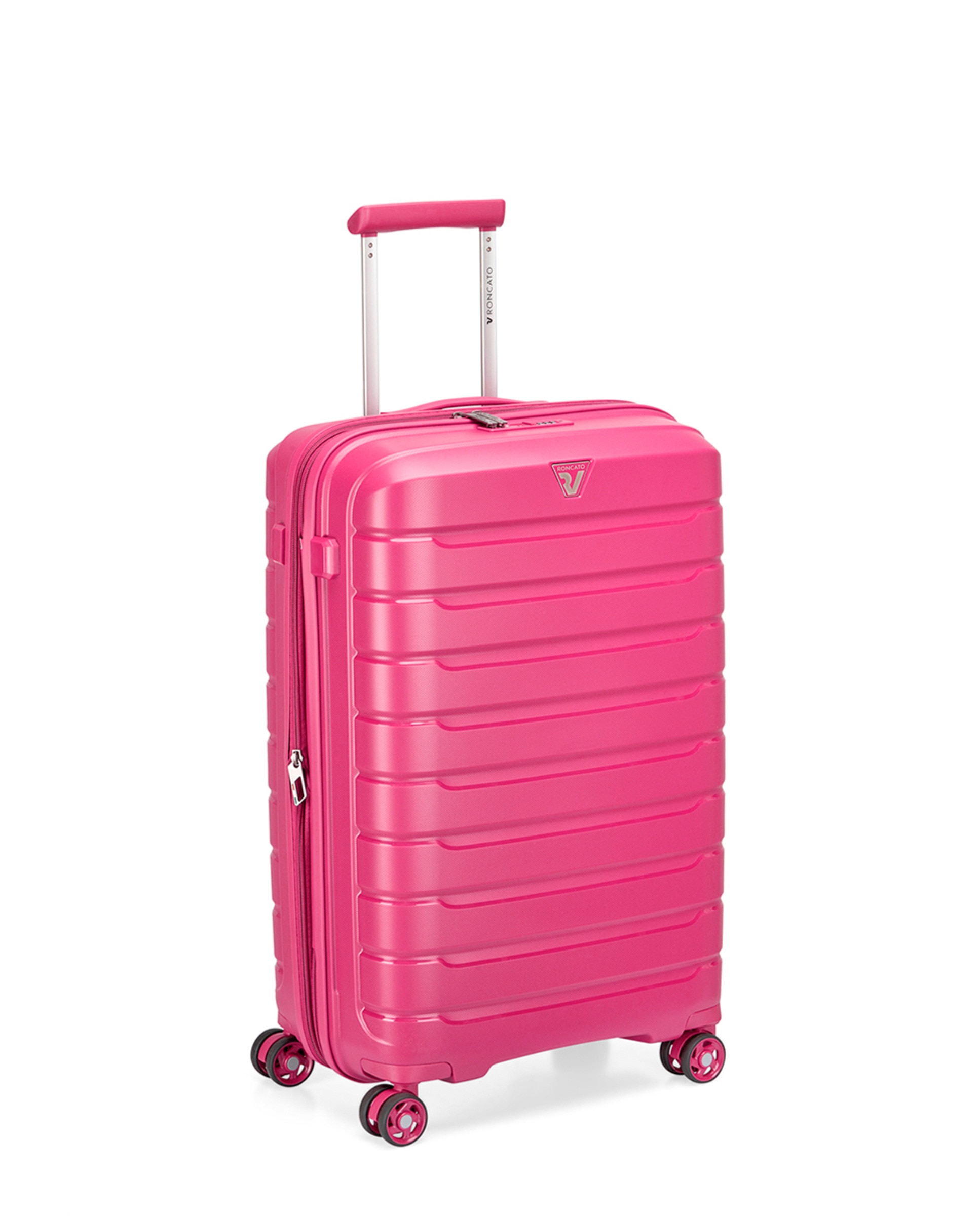 Trolley Médio B-Flying Rígido Expansível com Capacidade até 87 L Fúcsia-12