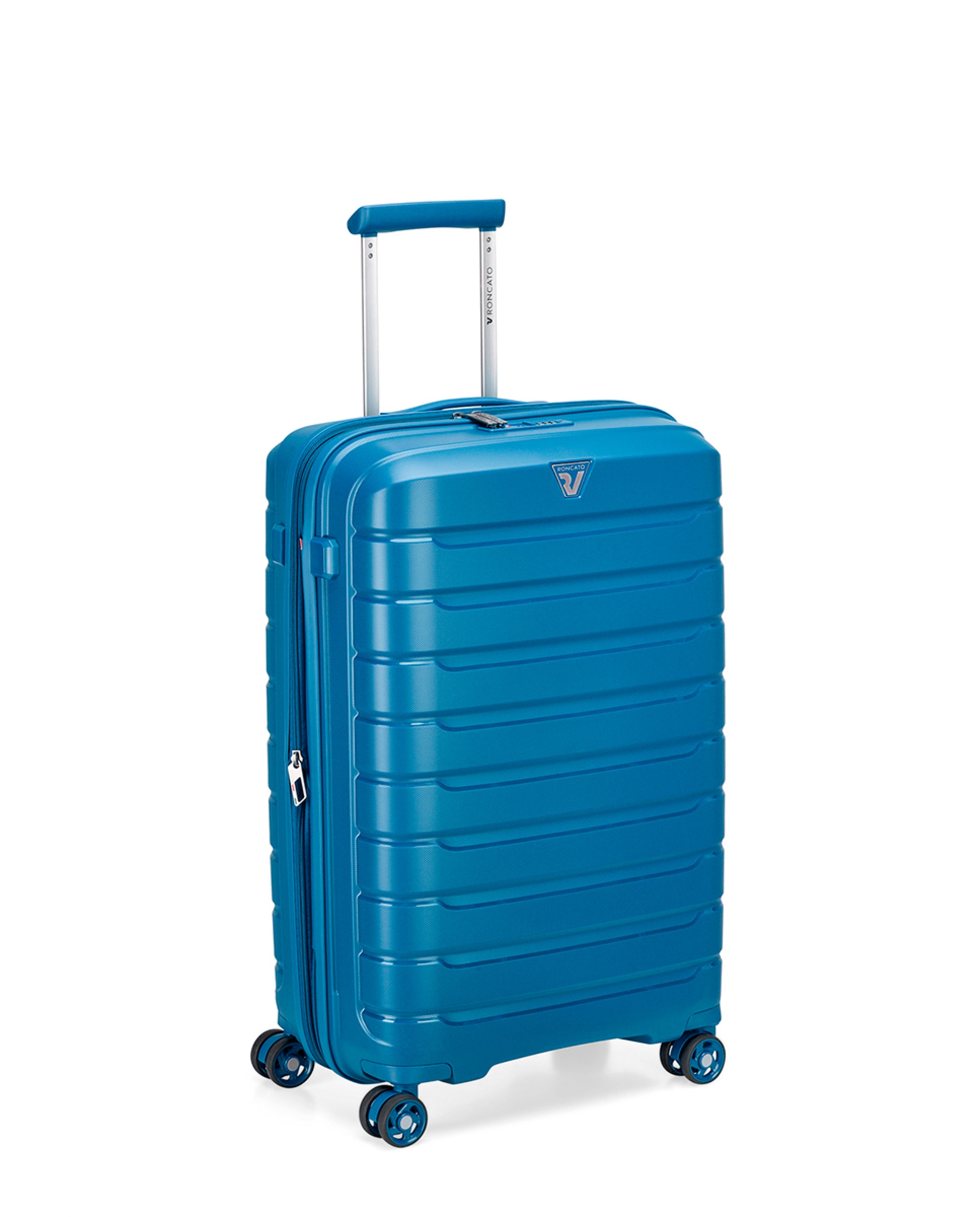 Trolley Médio B-Flying Rígido Expansível com Capacidade até 87 L Azul-12