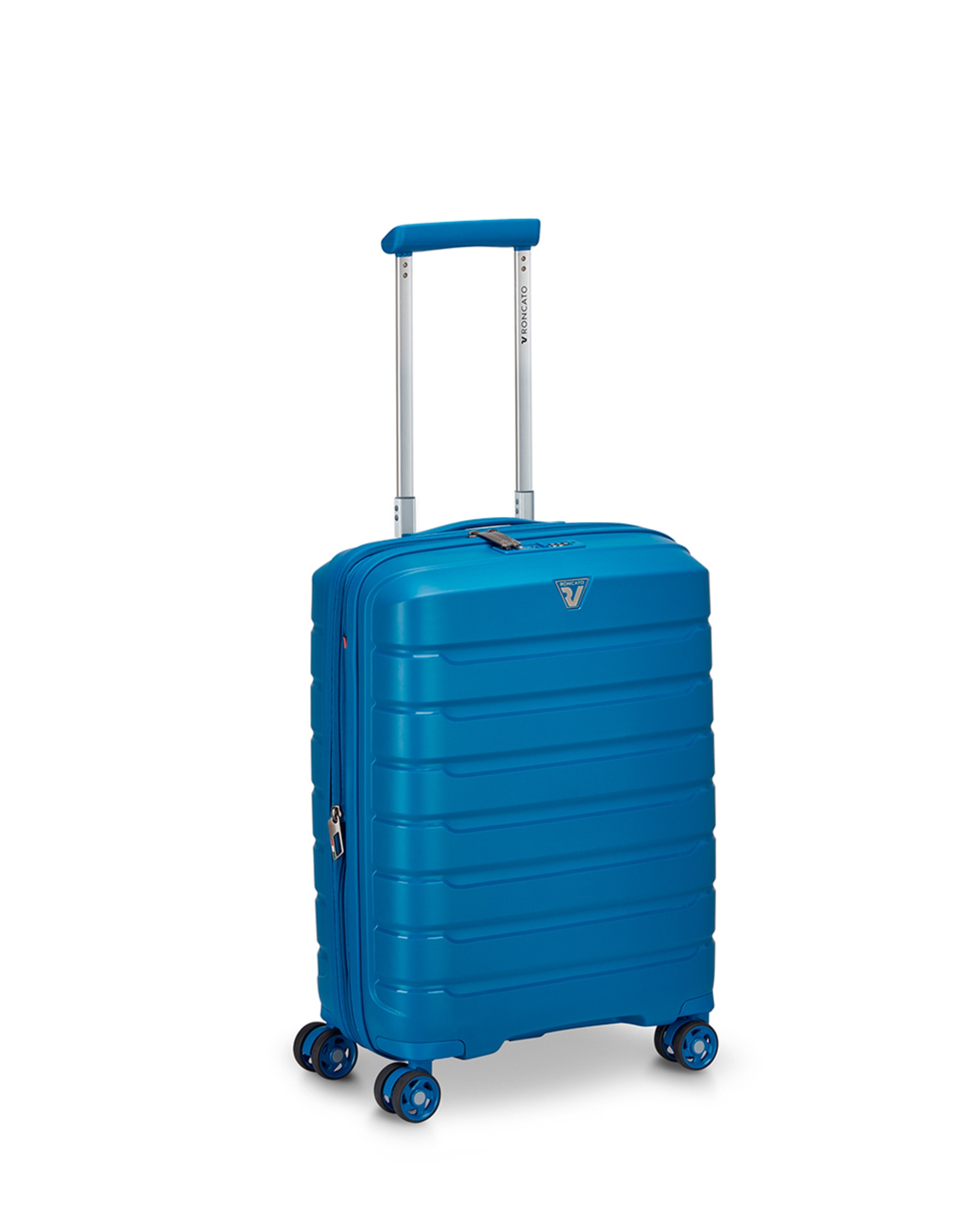 Trolley de Cabine B-Flying Rígido Expansível com Capacidade até 48 L - 55x40x20/25 cm Azul-índigo-11