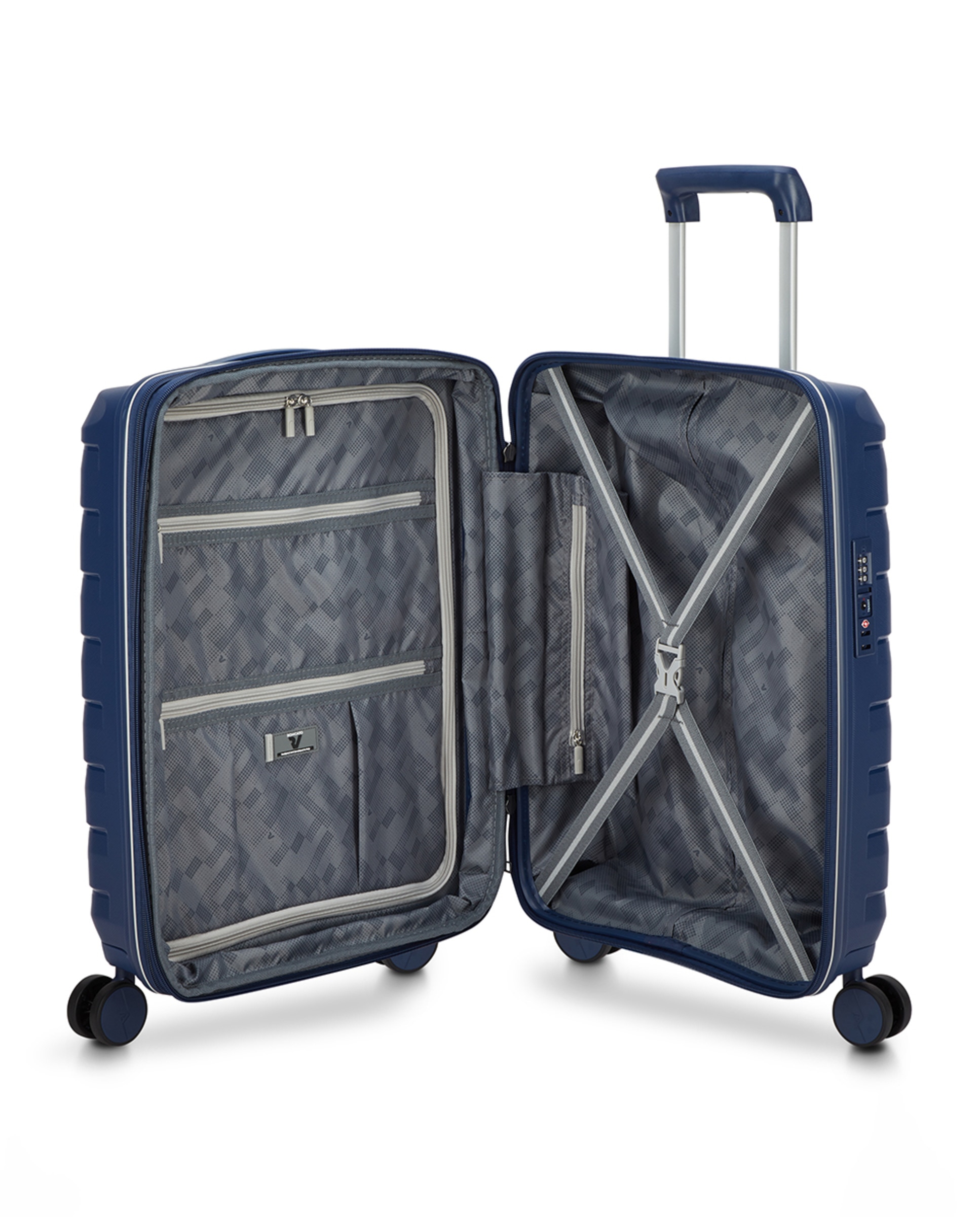 Trolley de Cabine Skyline 2.0 Expansível Rígido com Capacidade até 50 L Azul-marinho-3
