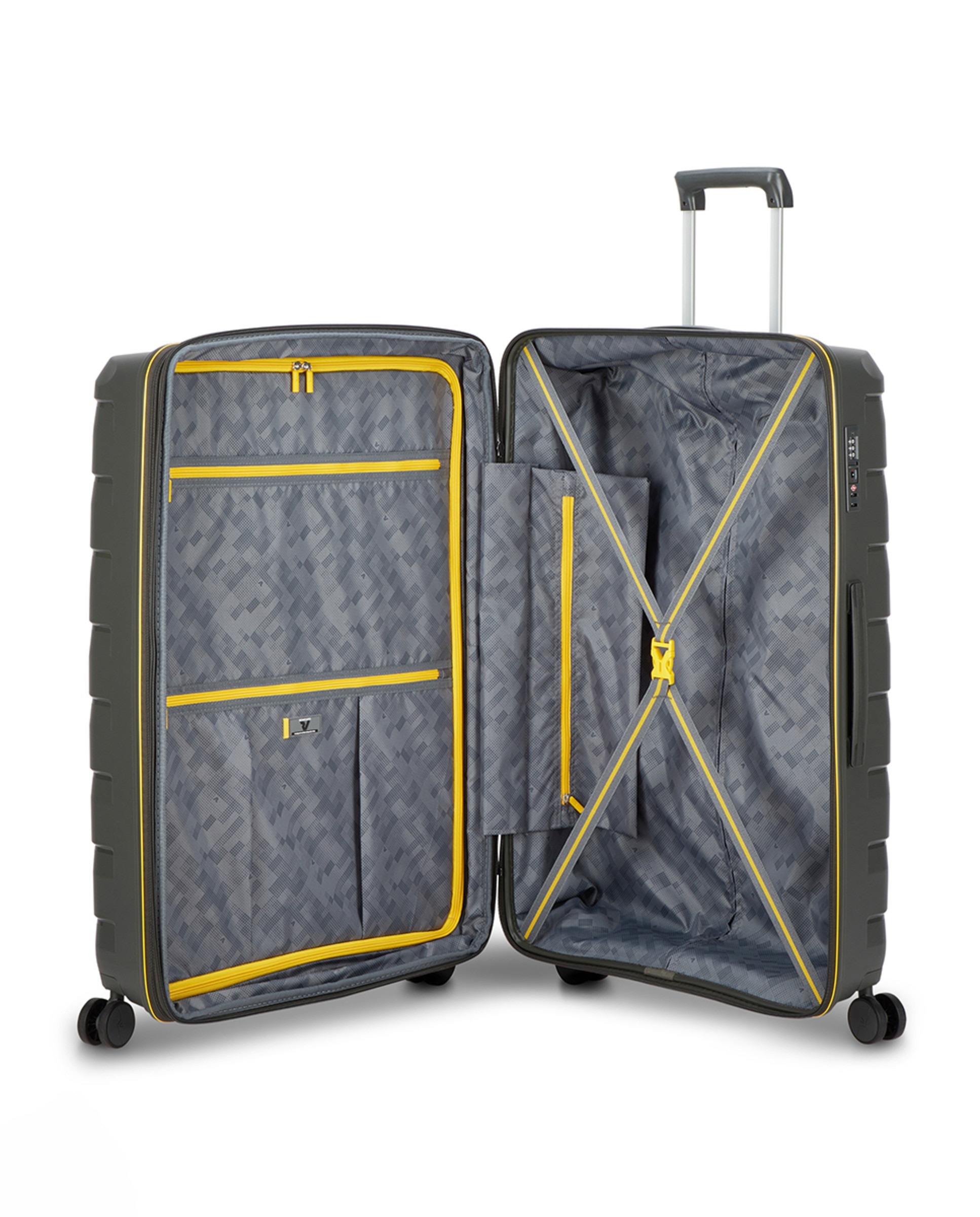 Trolley Grande Skyline 2.0 Expansível Rígido com Capacidade até 125 L Verde-militar-3