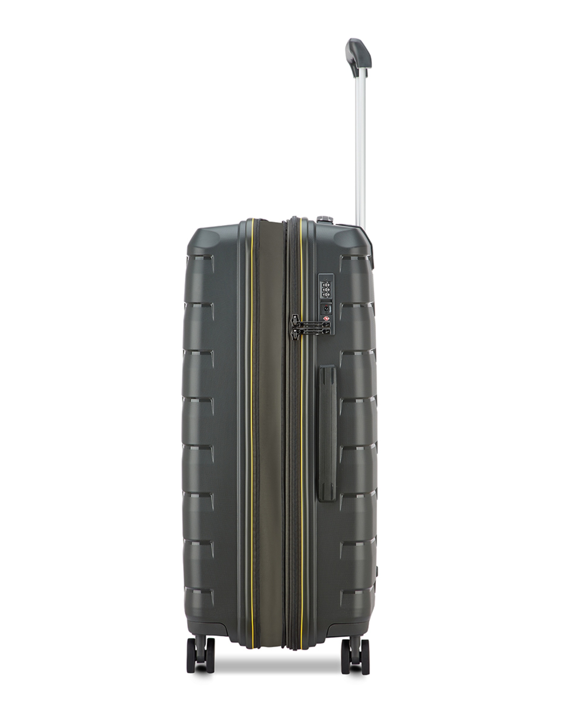 Trolley Médio Skyline 2.0 Expansível Rígido com Capacidade até 93 L Verde-militar-9