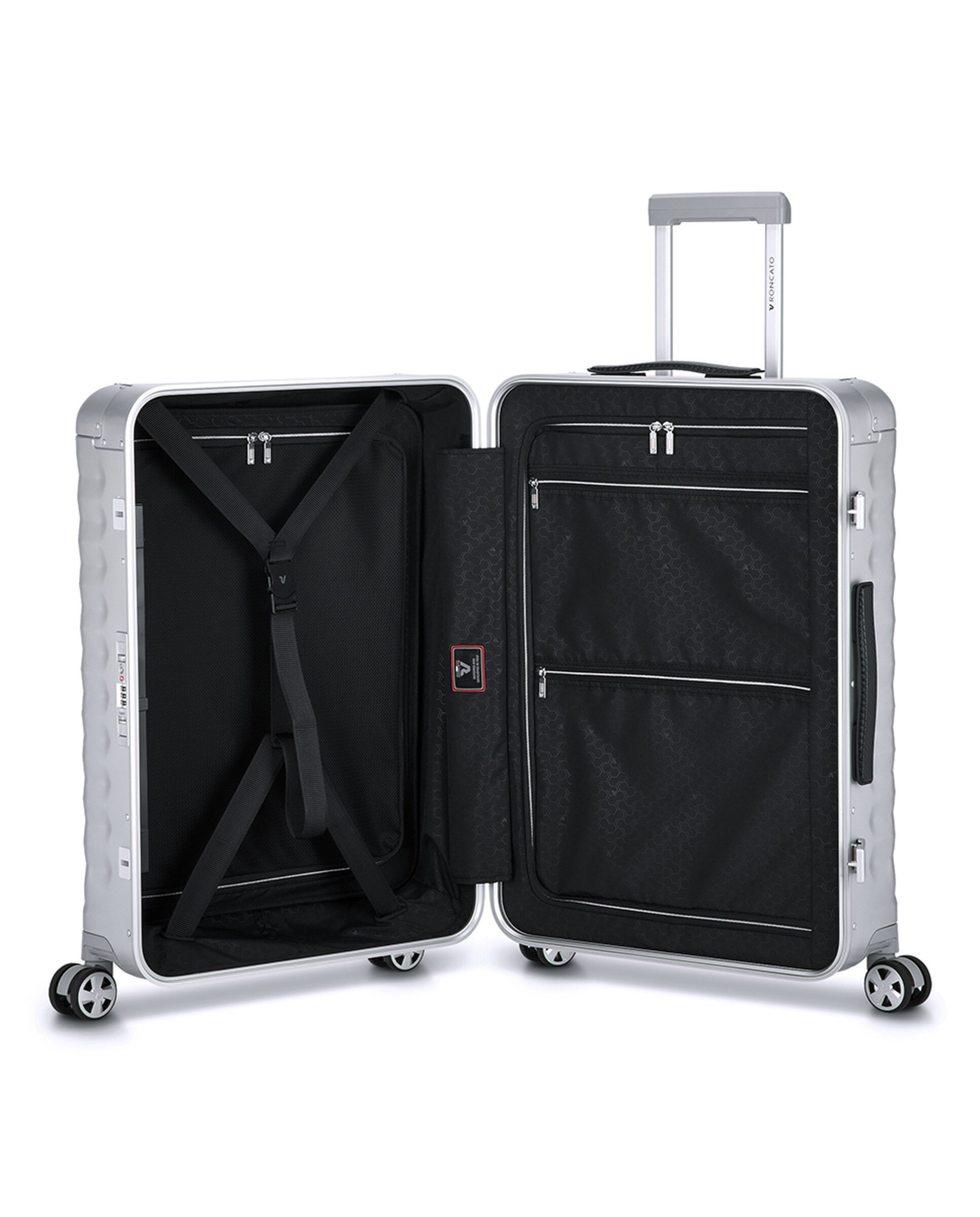 Trolley de Alumínio Médio - 80 L Prata-3