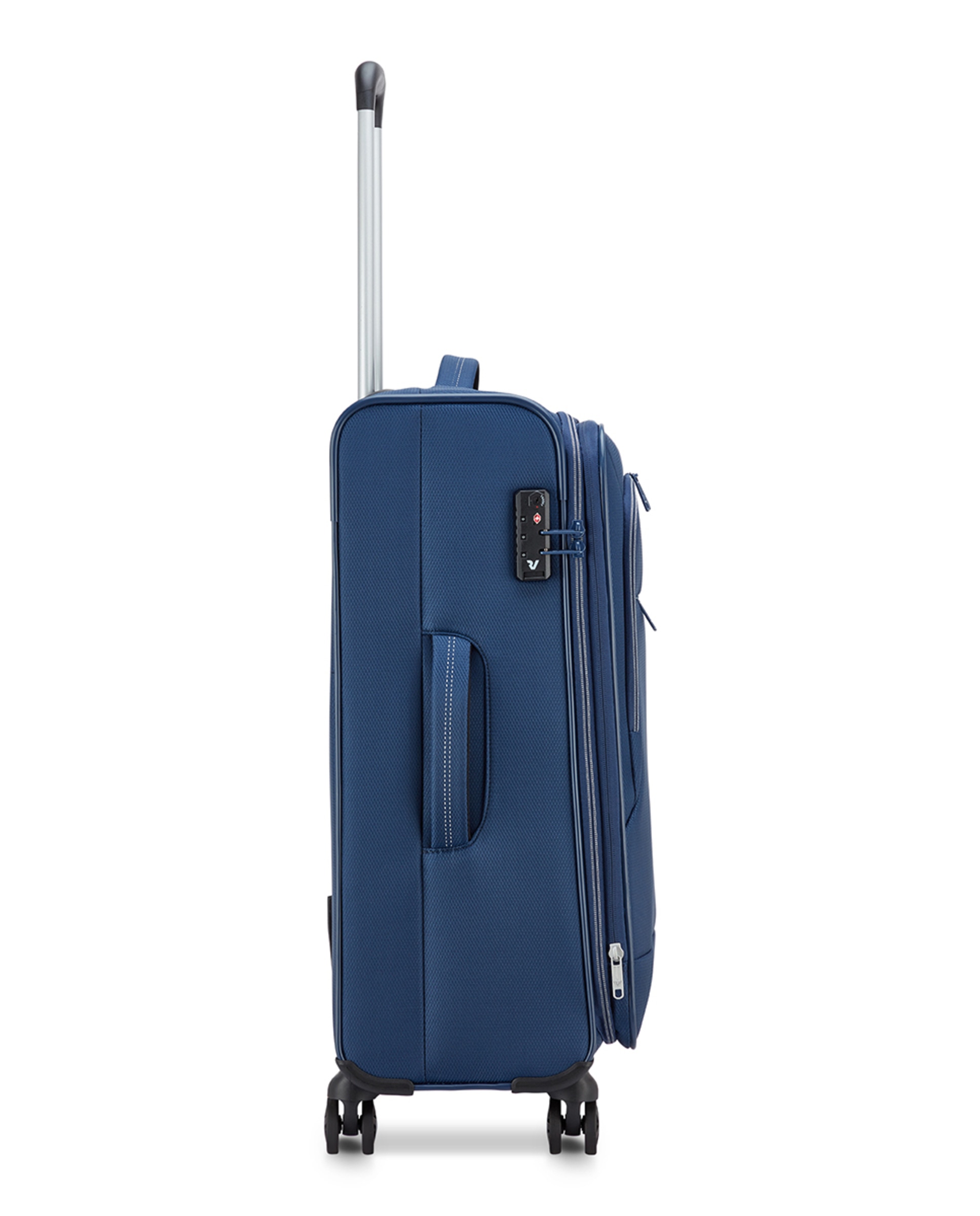 Trolley Médio Flyover Flexível e Expansível com Capacidade até 78 L Azul-marinho-4