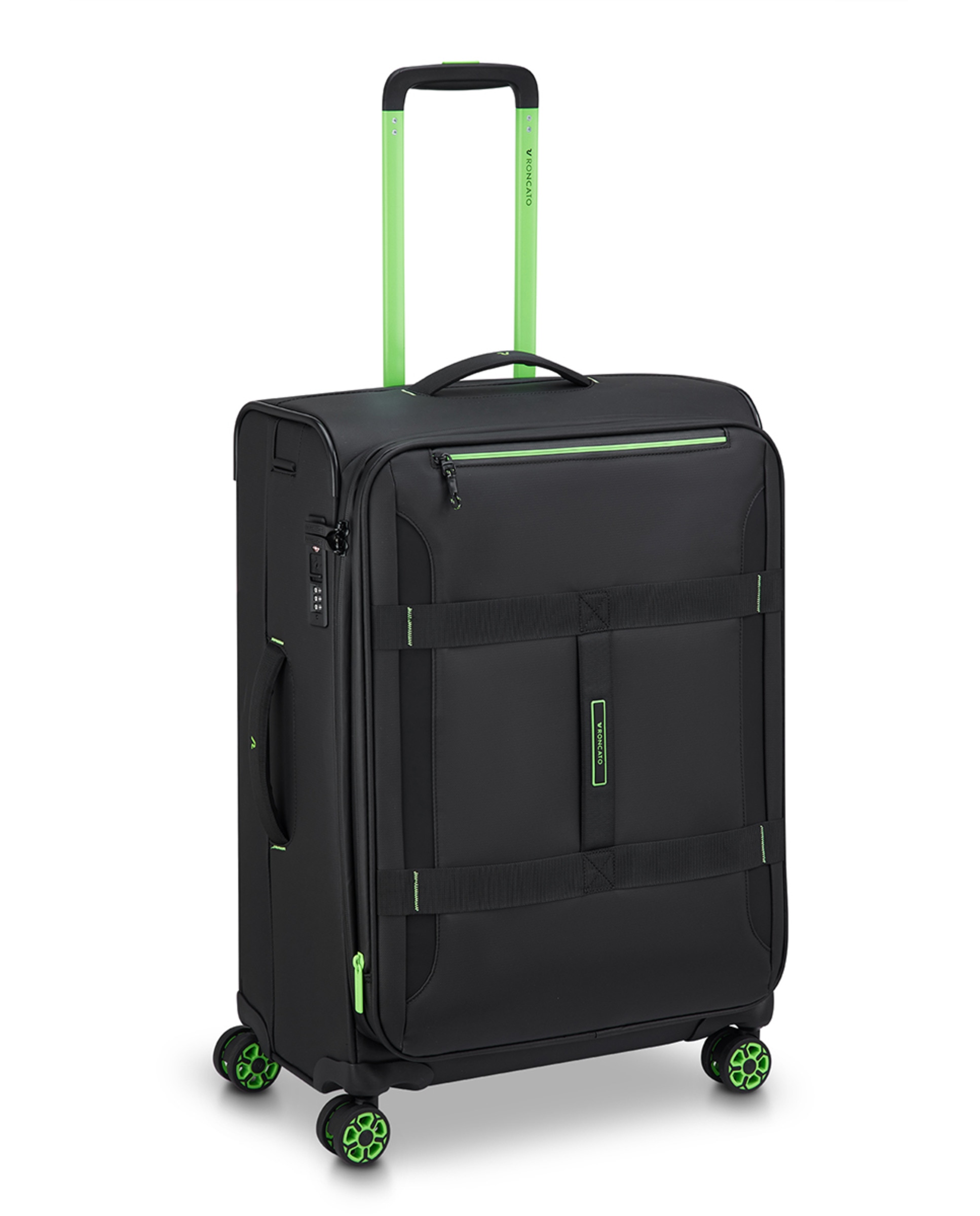 Trolley de Poliéster Médio - 82 L Preto-10