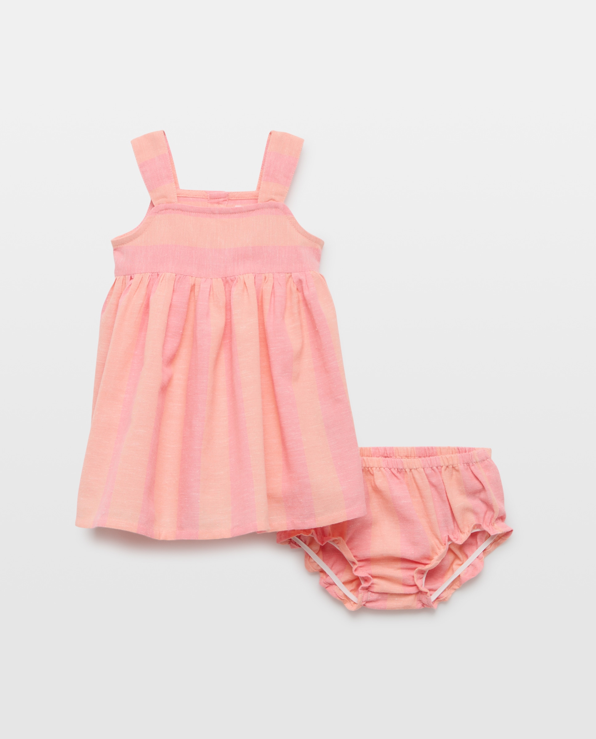 Imagen 0 de Vestido bebé de rayas