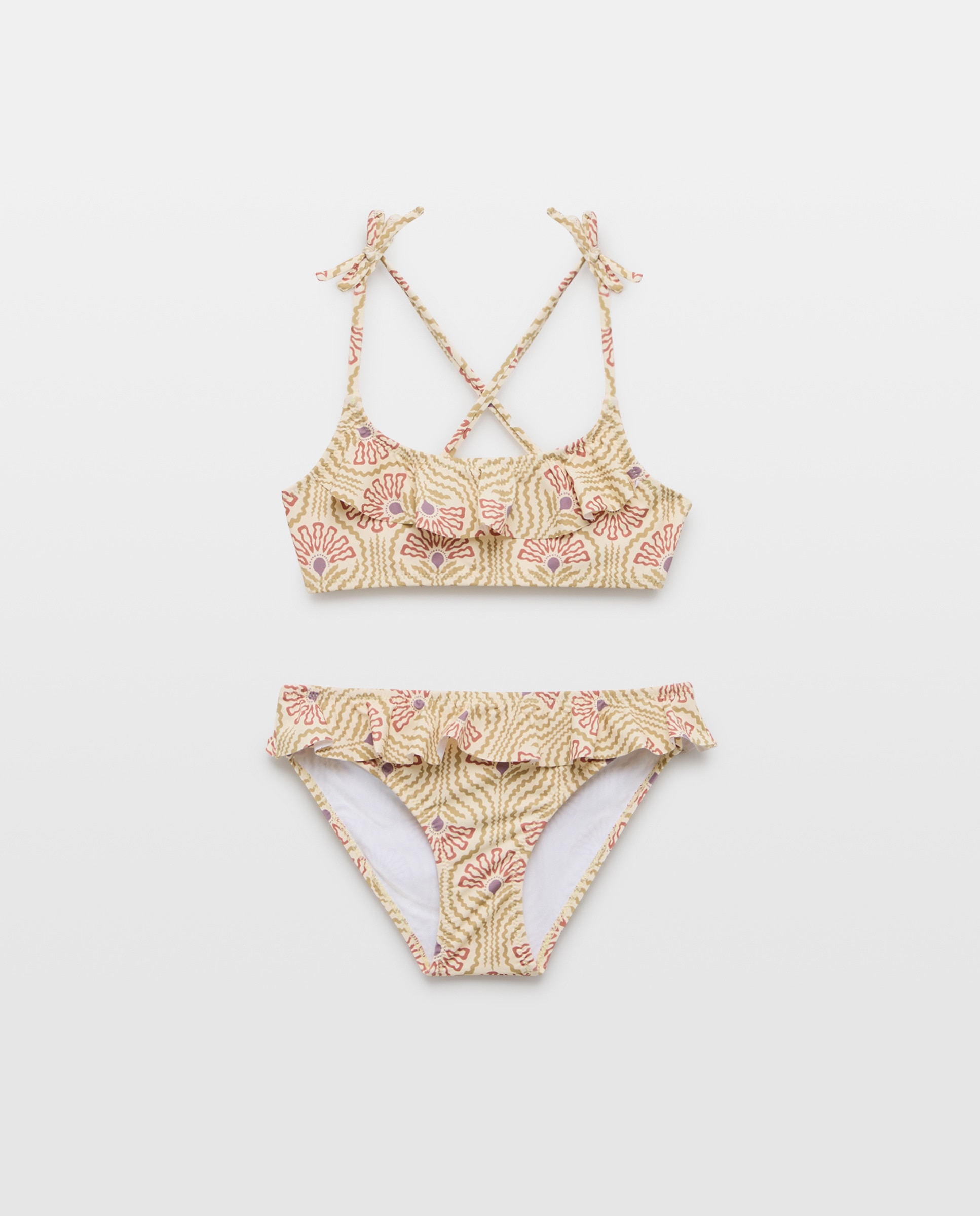 Imagen 0 de Bikini niña básico de palmeras