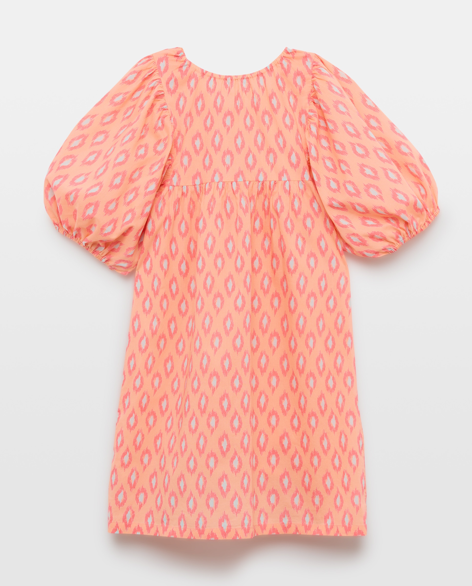 Kaftan niña geométrico 660 Naranja-2