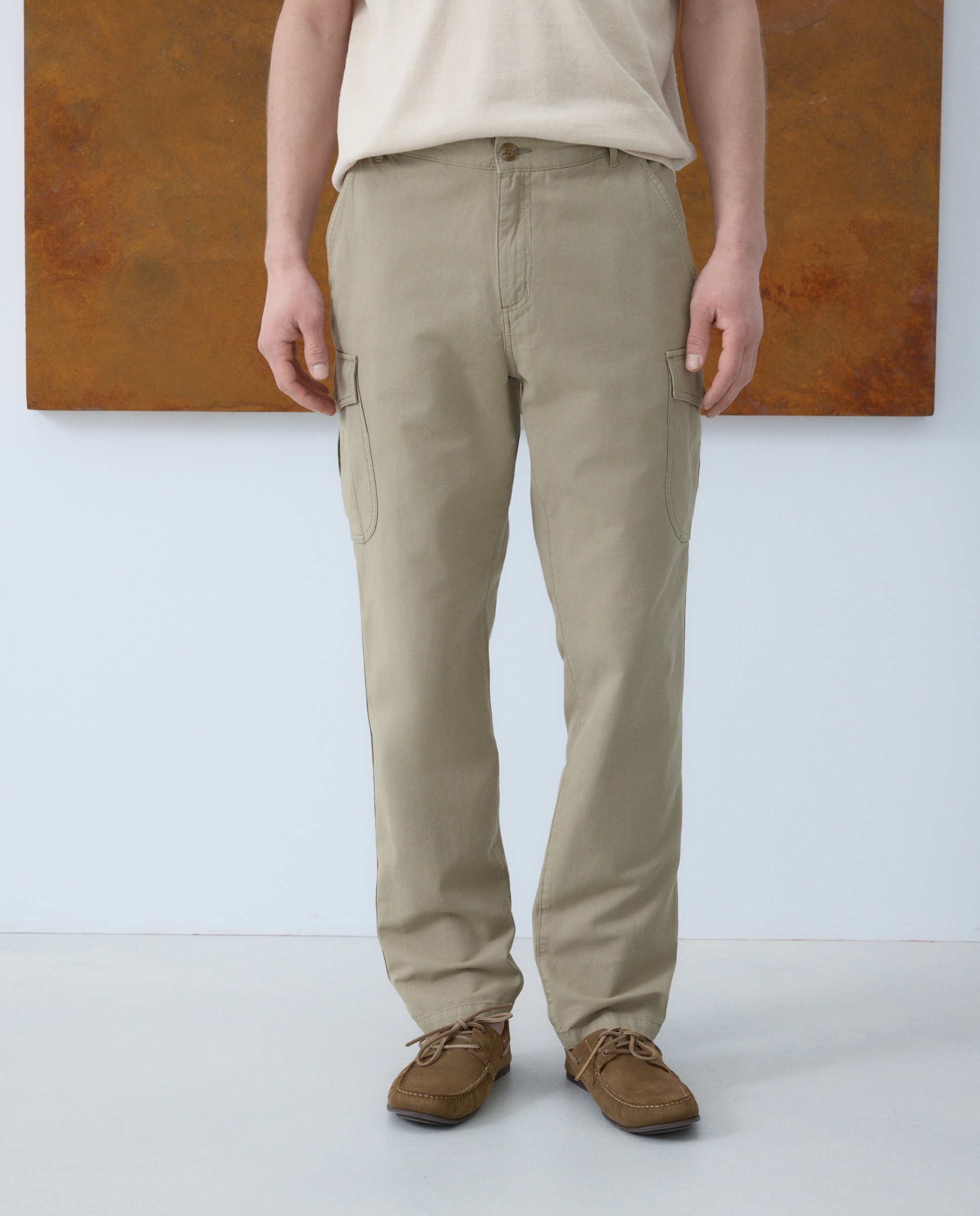 Calças Desportivas Regular Fit Verde-2