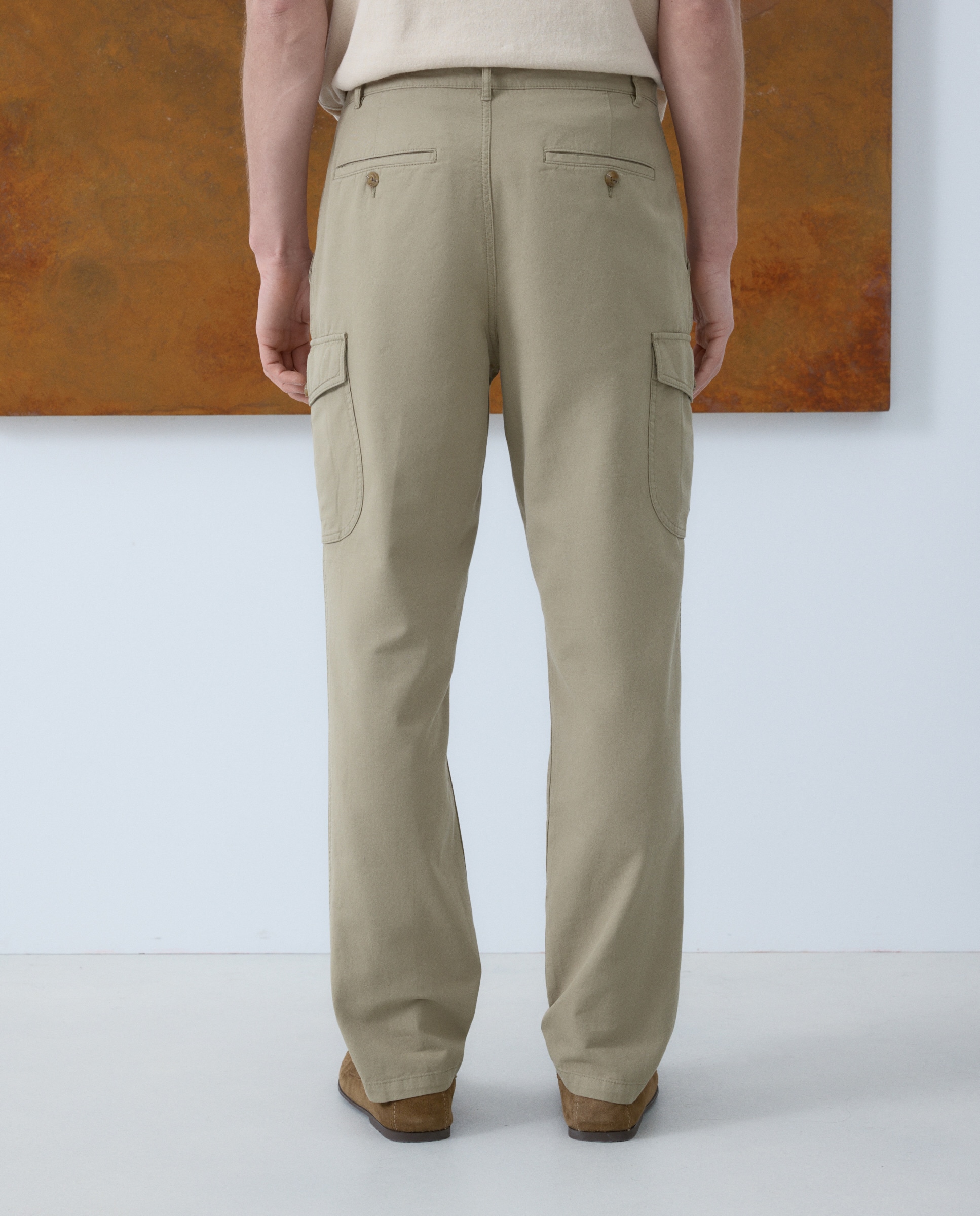 Calças Desportivas Regular Fit Verde-3