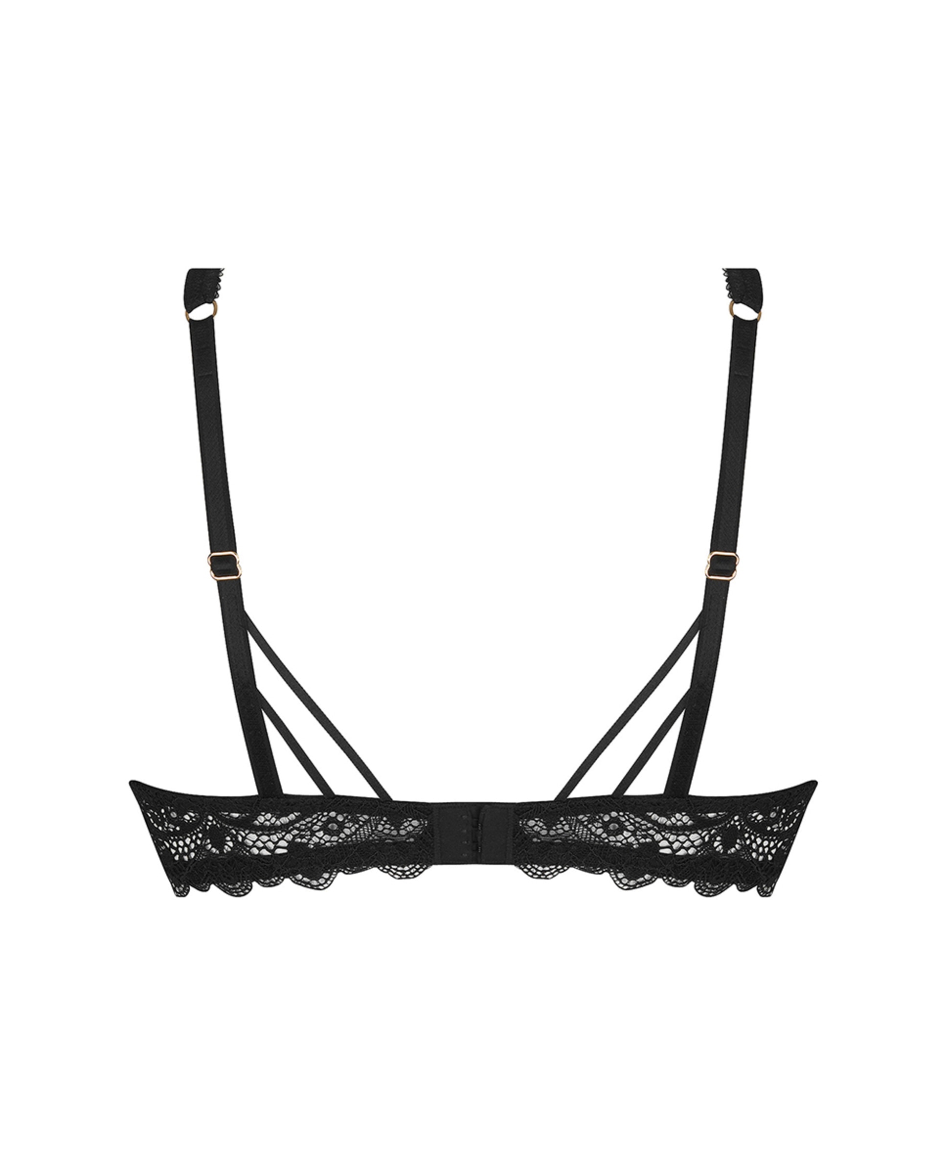 Soutien triangular com enchimento Preto-5