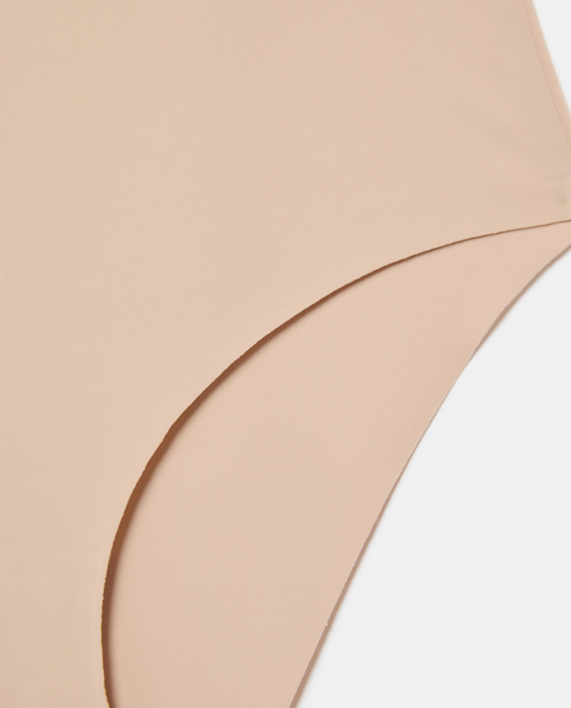 Cueca de Cintura Subida Invisível Bege-5