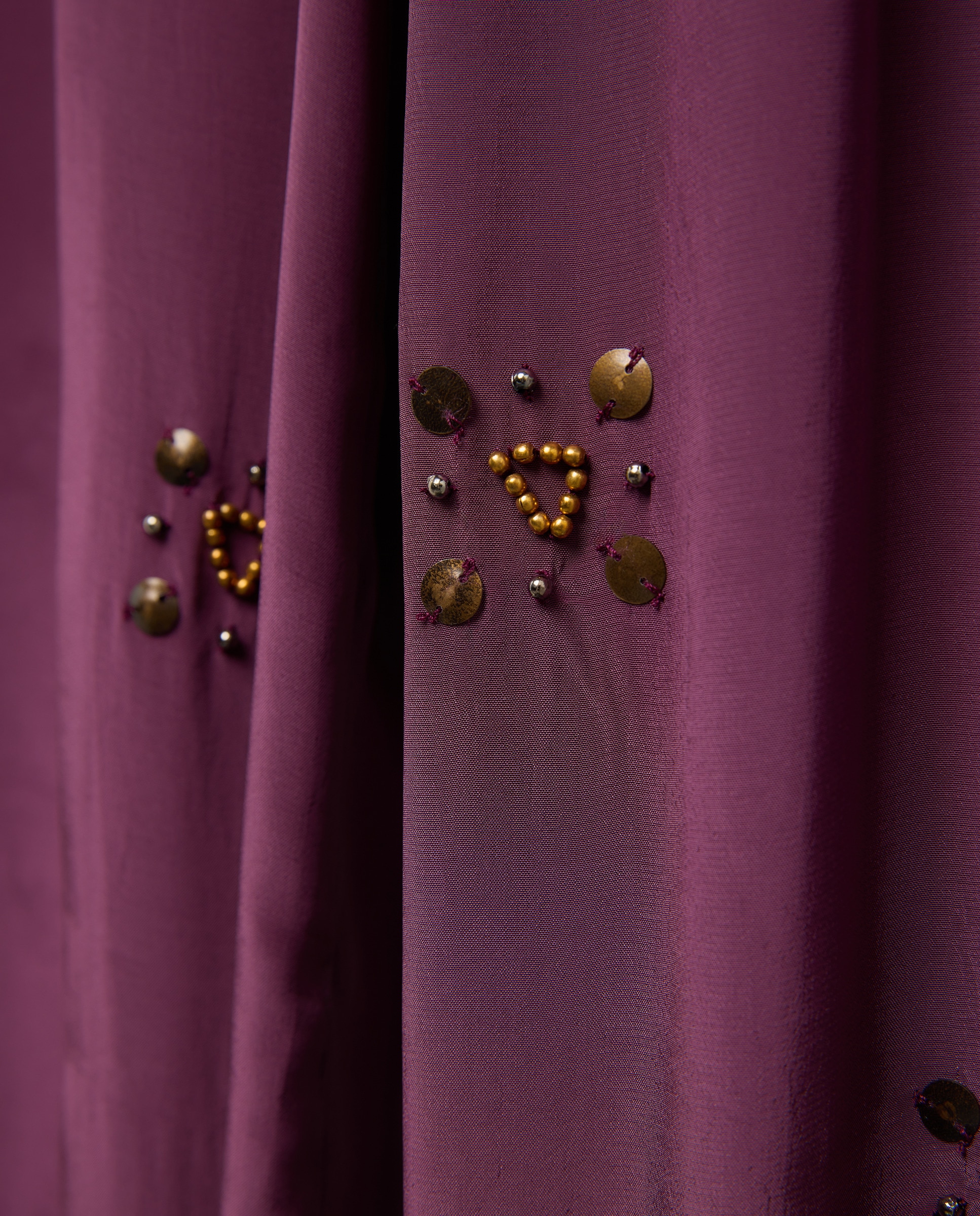 Calças Largas com Detalhes Ameixa-5