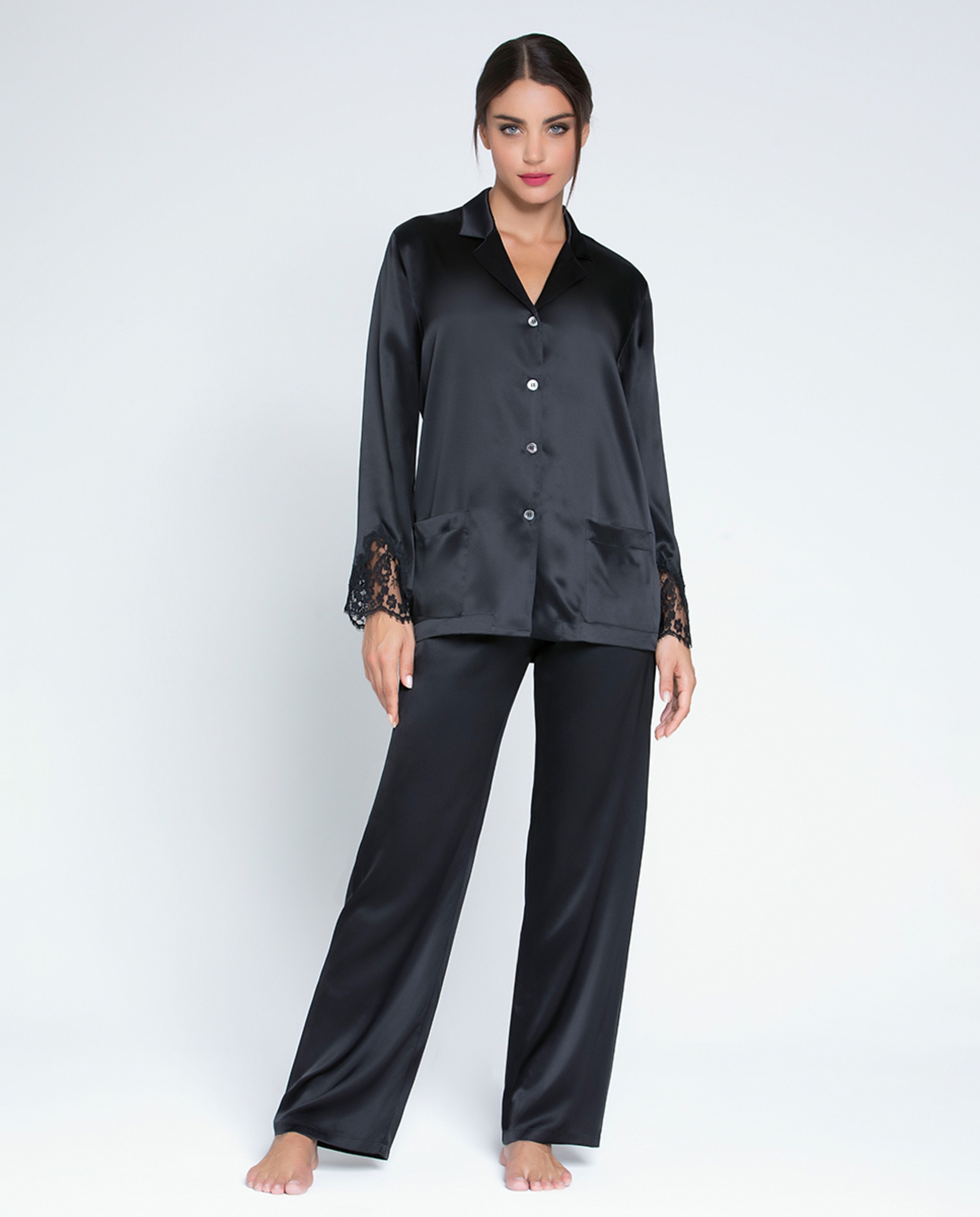 Imagem 0 de Calças Rendilhadas