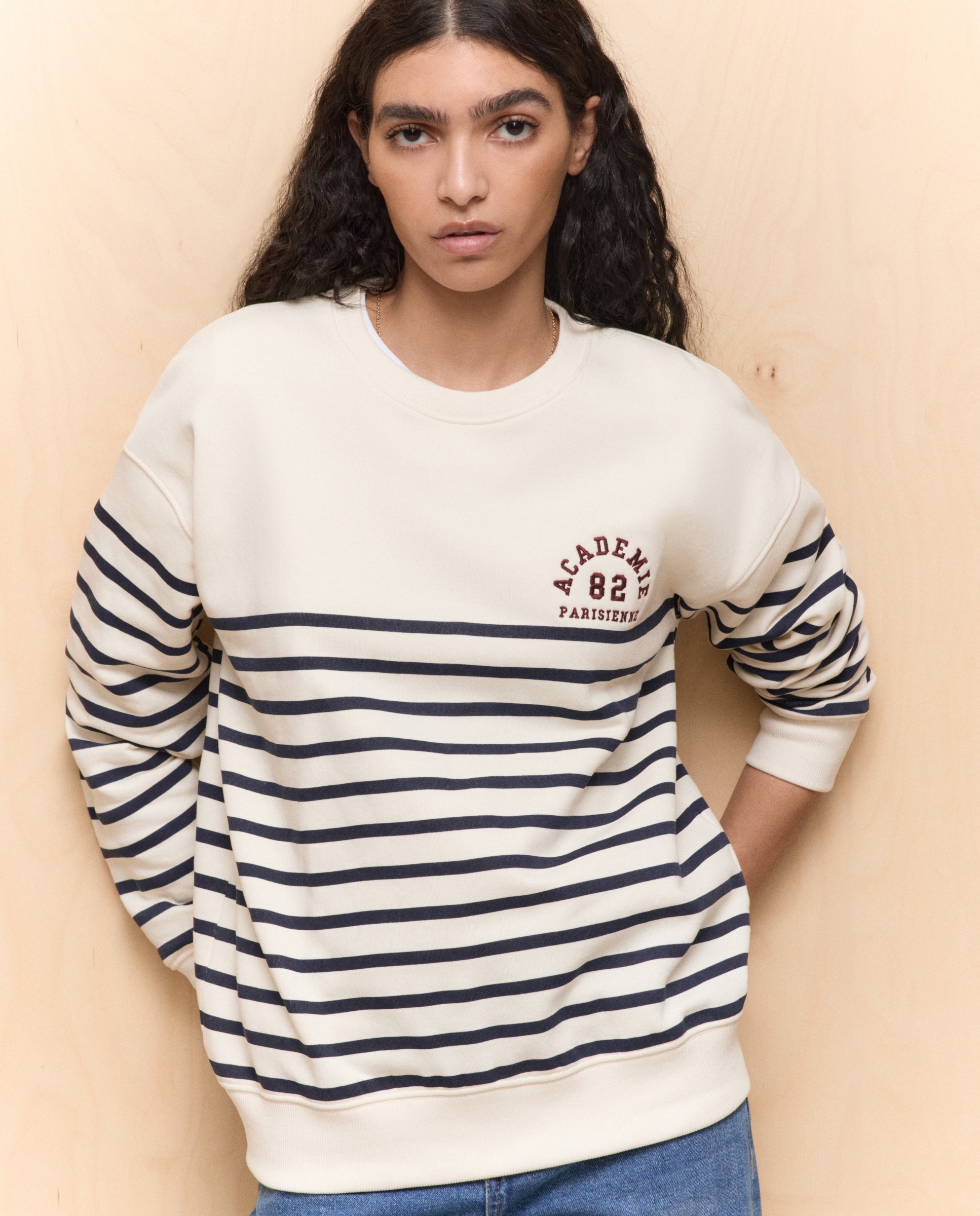 Sweatshirt Lisa de Algodão Branco-3