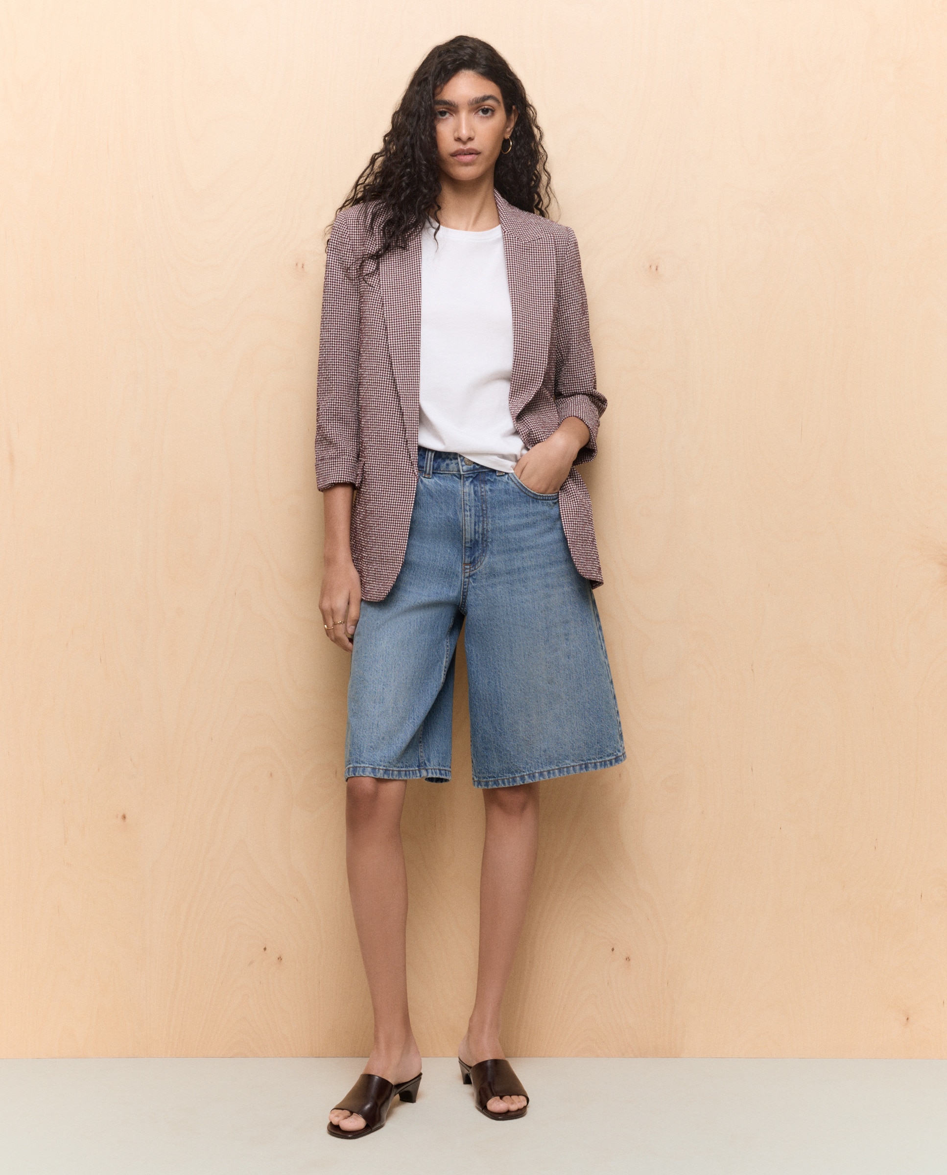 Imagem 0 de Blazer com Efeito Enrugado