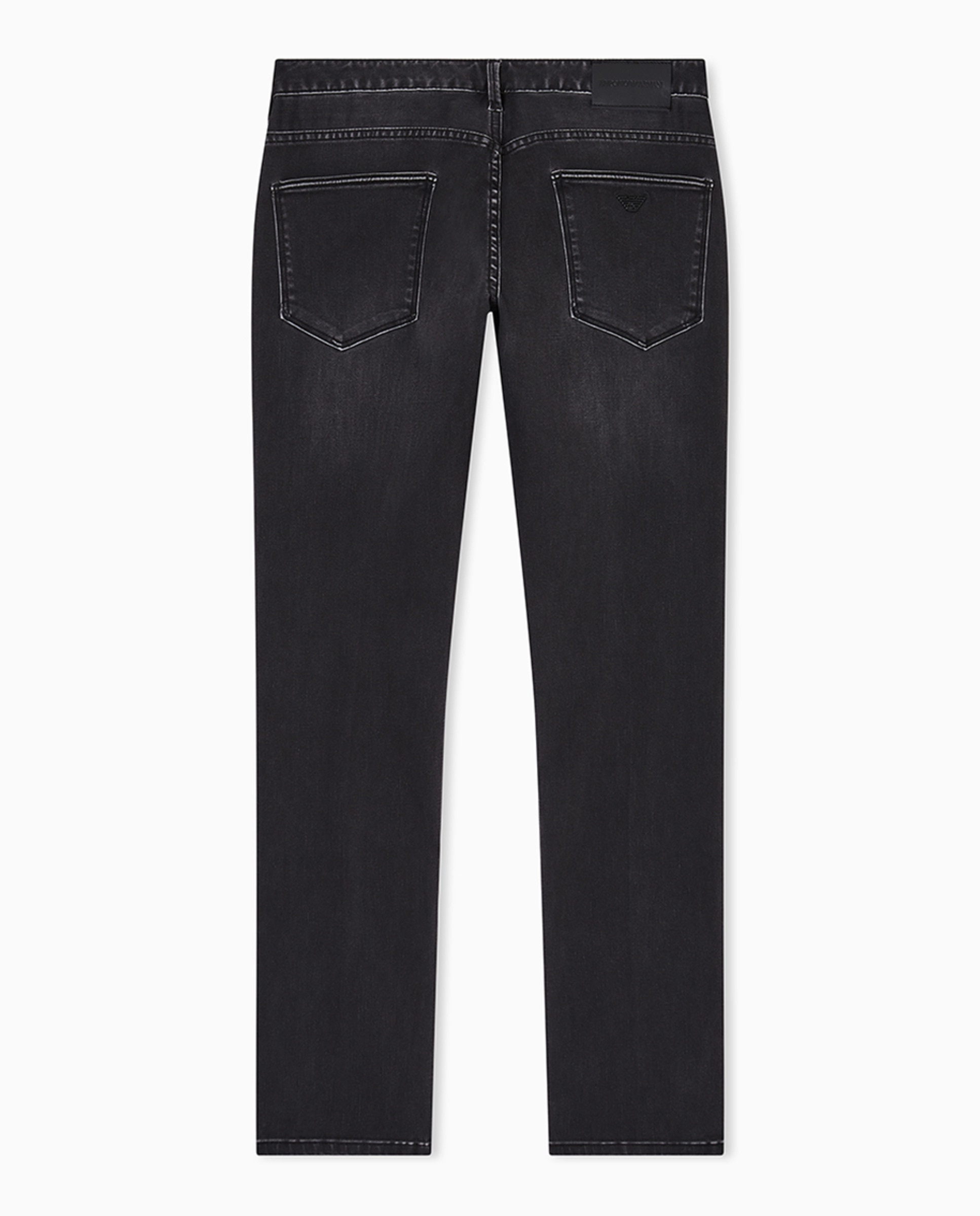 Jeans J06 Slim Fit em Ganga "Extra Comfort" - Preto Cinzento-escuro-5