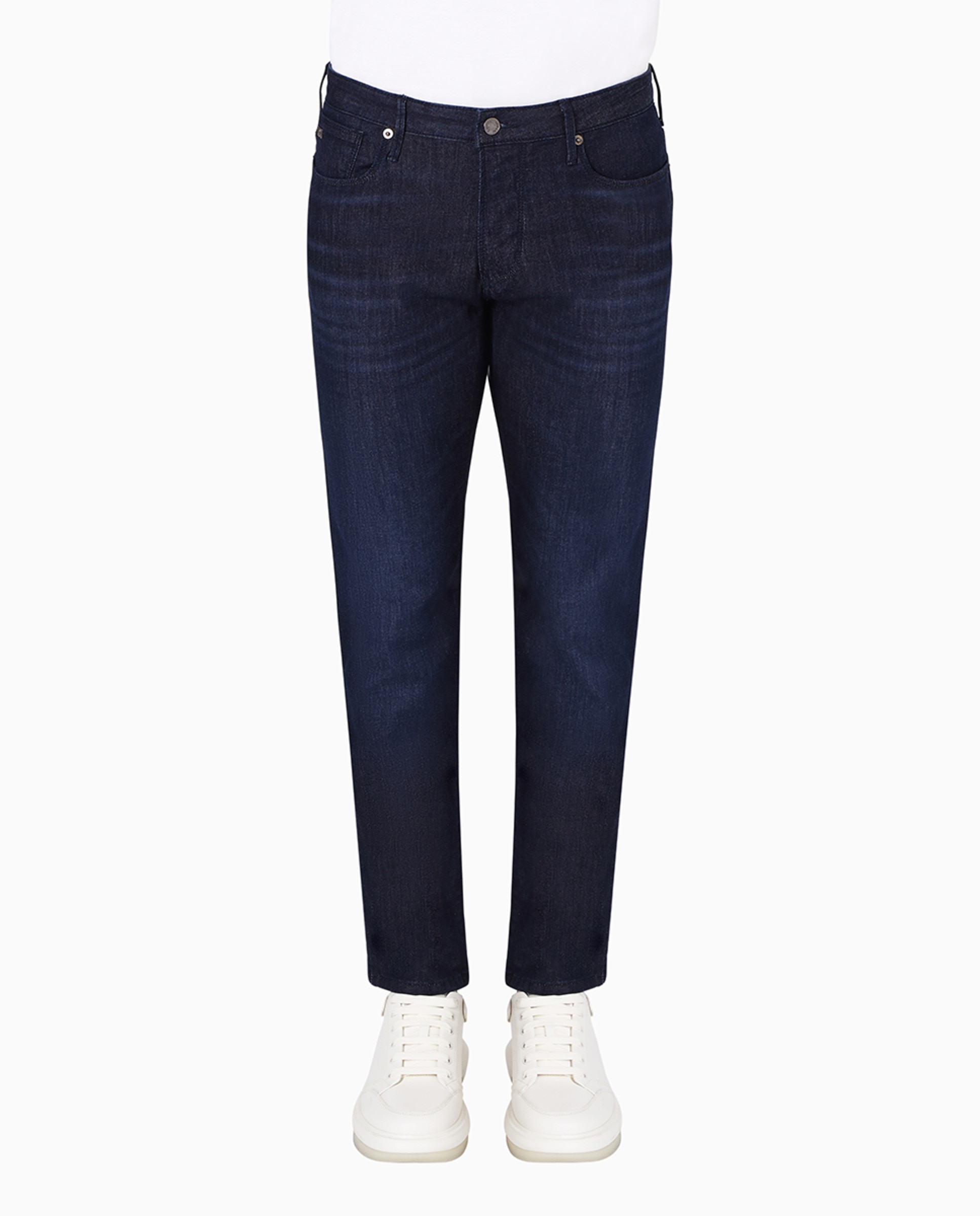 Jeans J06 Slim Fit com Lavagem Escura Azul-índigo-3